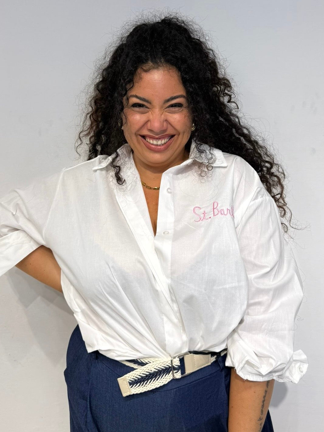 Camicia St Bart Bianca