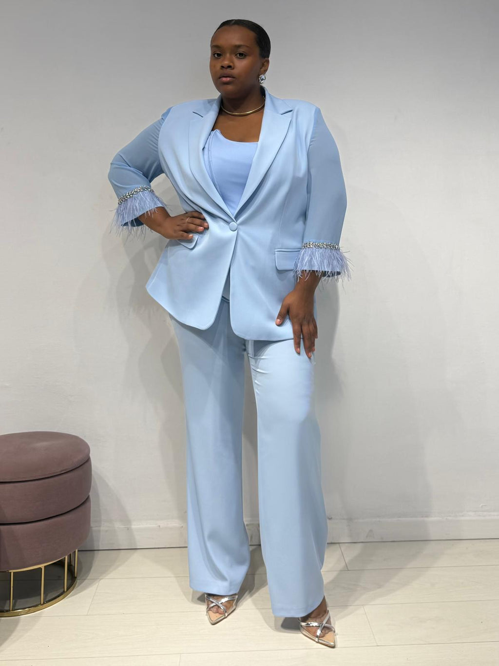 Tailleur Vicky Celeste