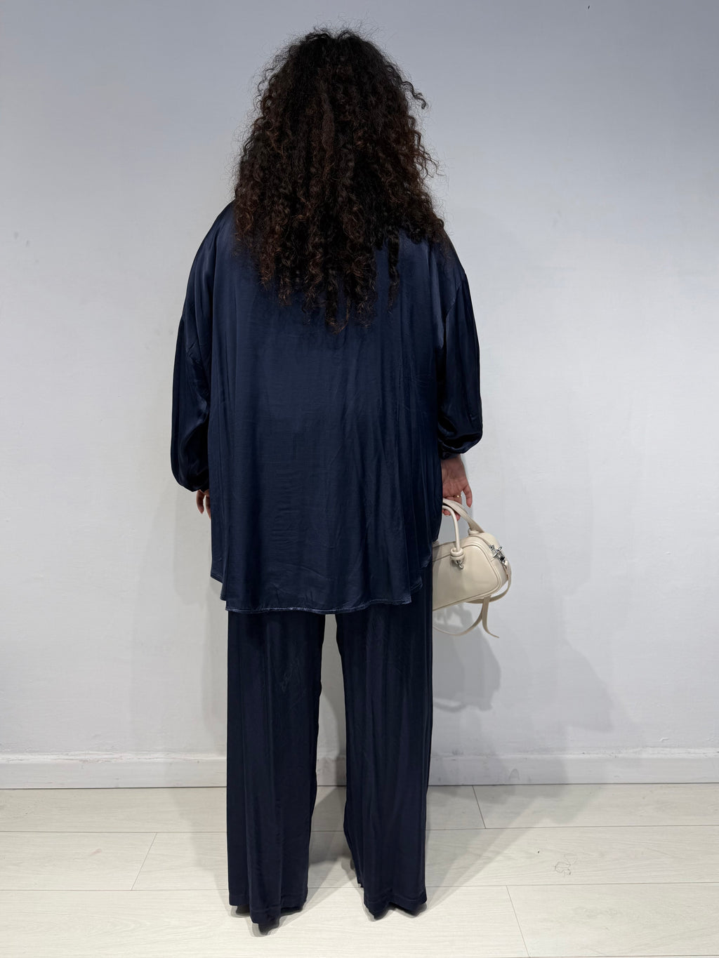 Coordinato Satine Blu