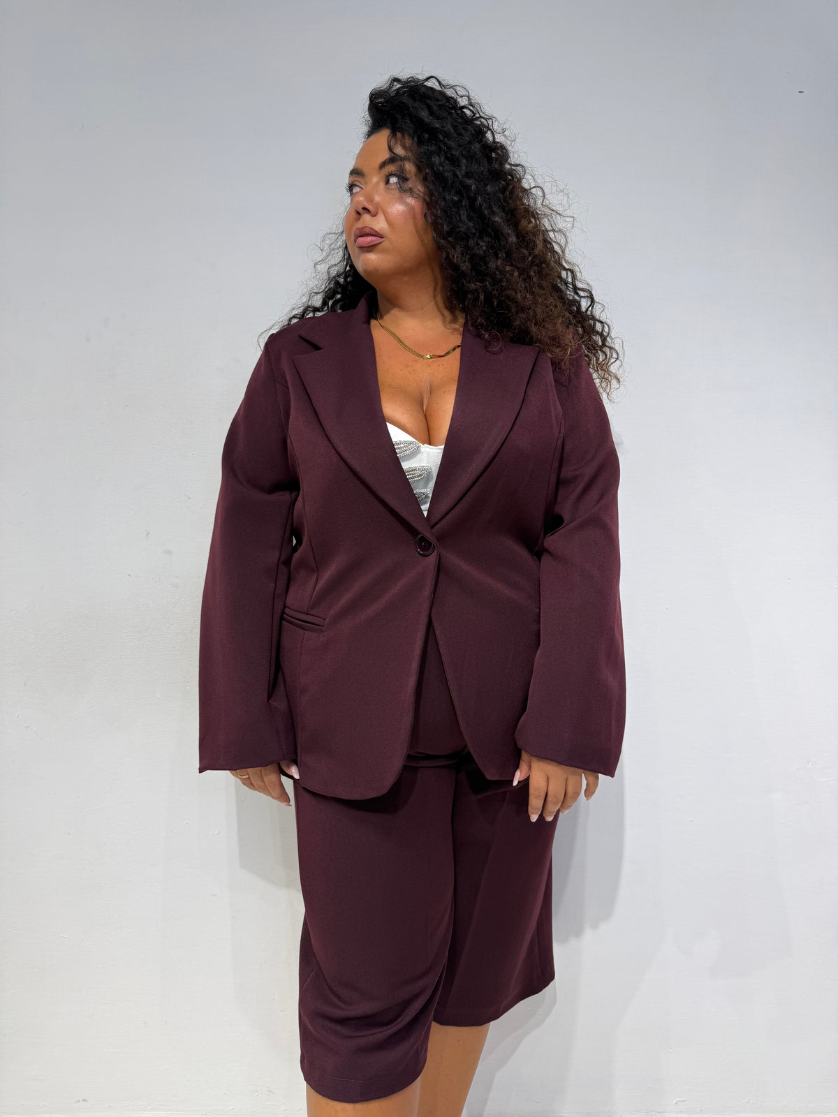Tailleur Bea Bordeaux
