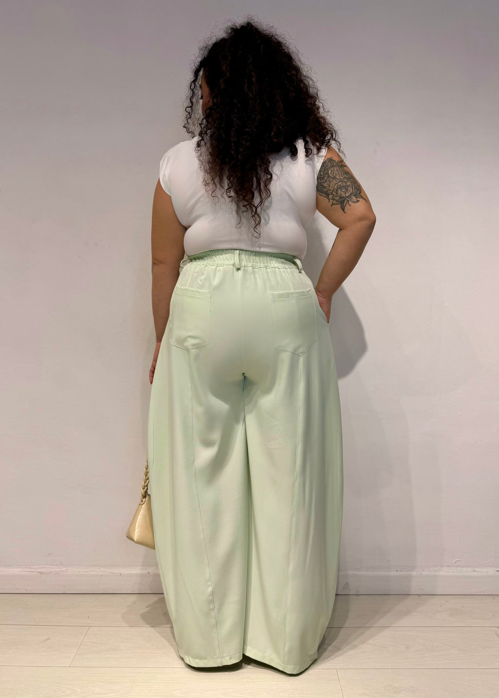 Pantaloni Corinne Menta
