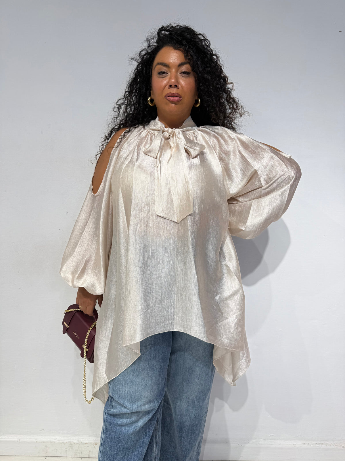 Blusa Flake Avorio