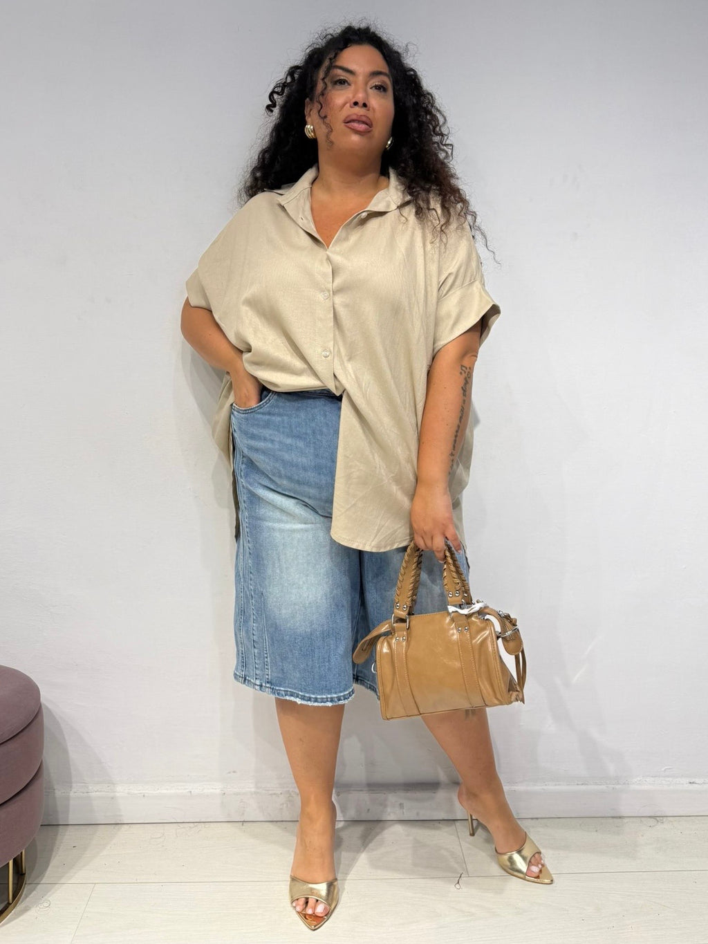 Camicia Melany Beige