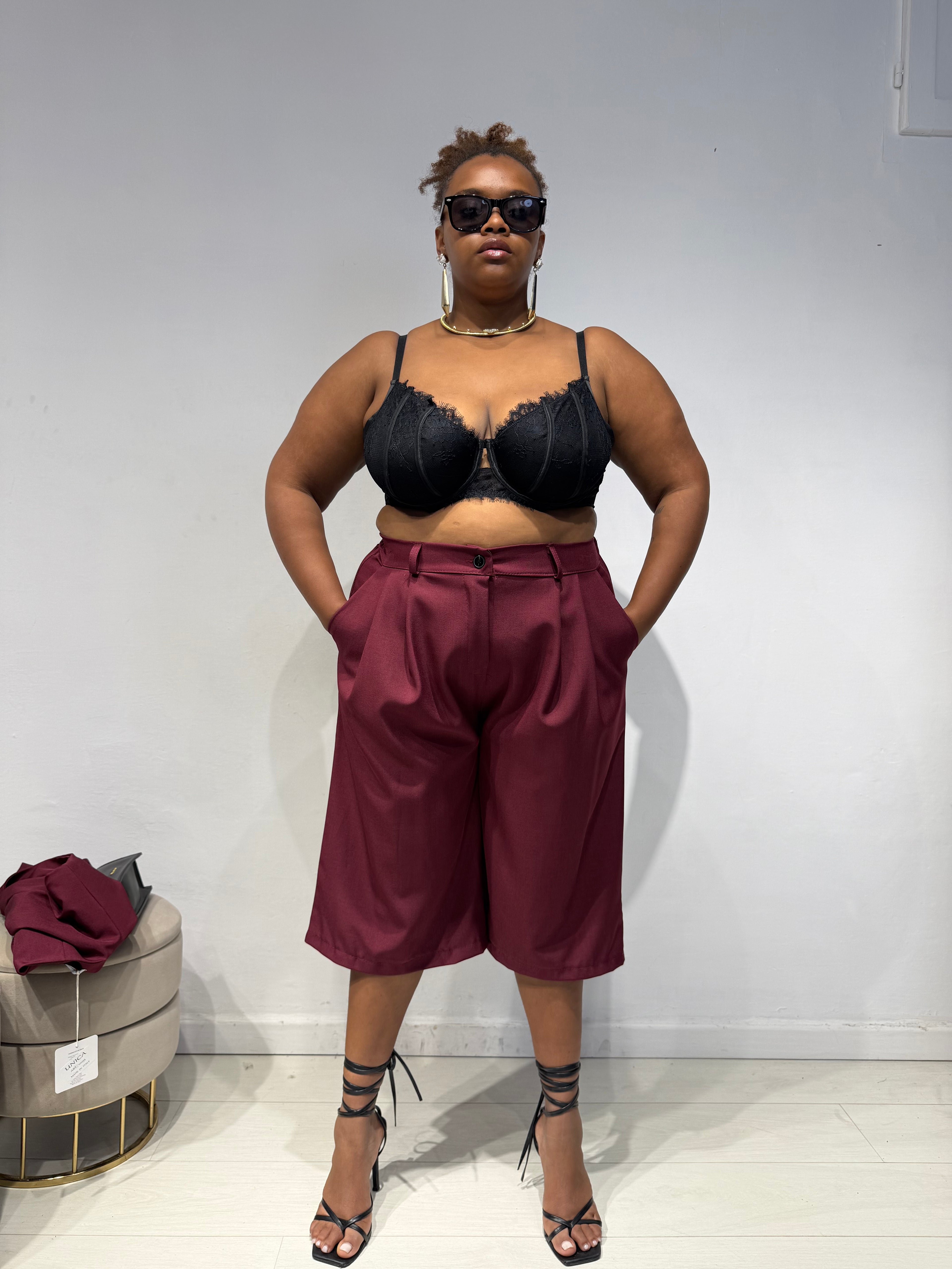 Bralette Reggiseno Nera