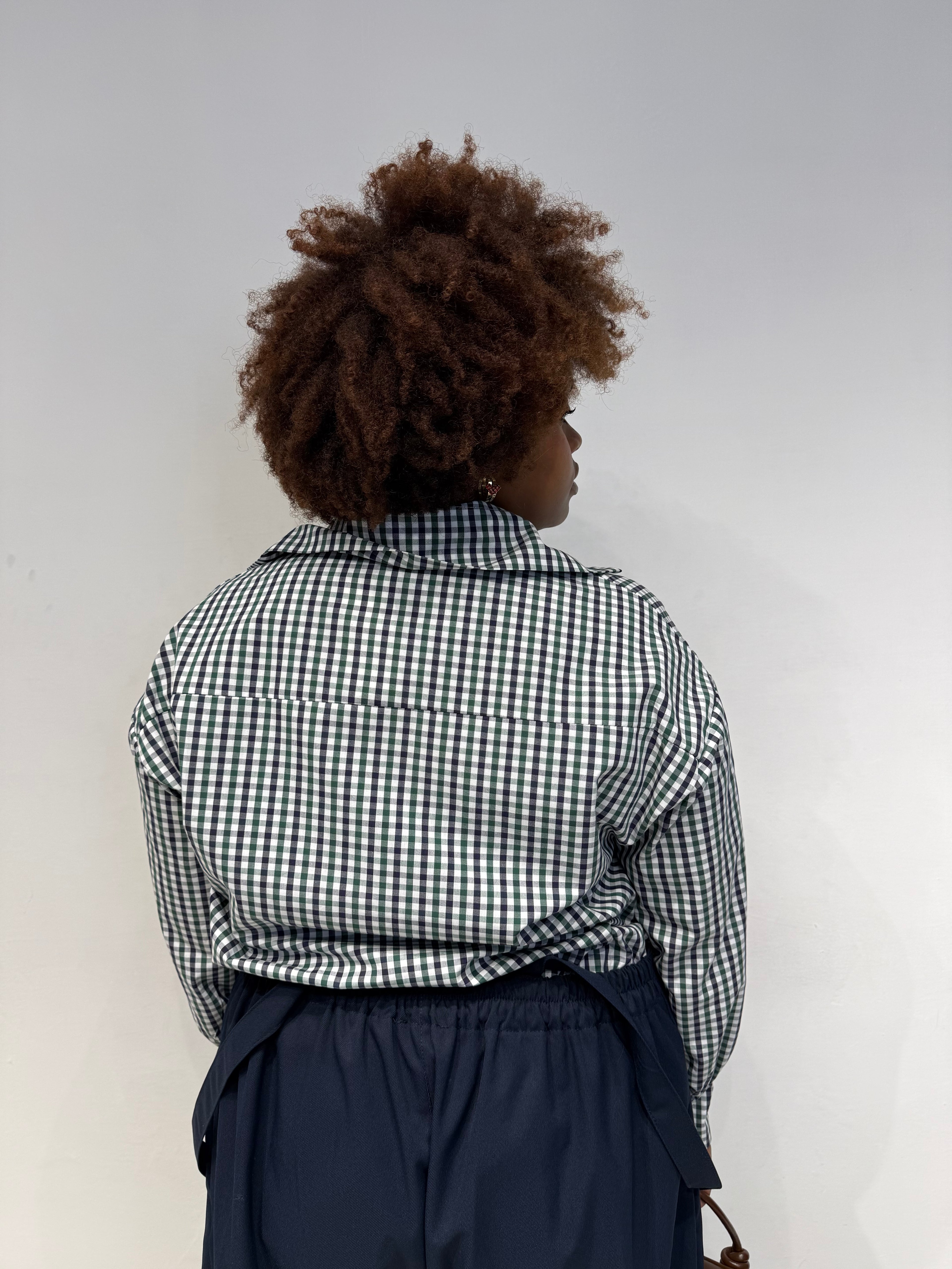 Camicia Quadrettini Verde&Blu