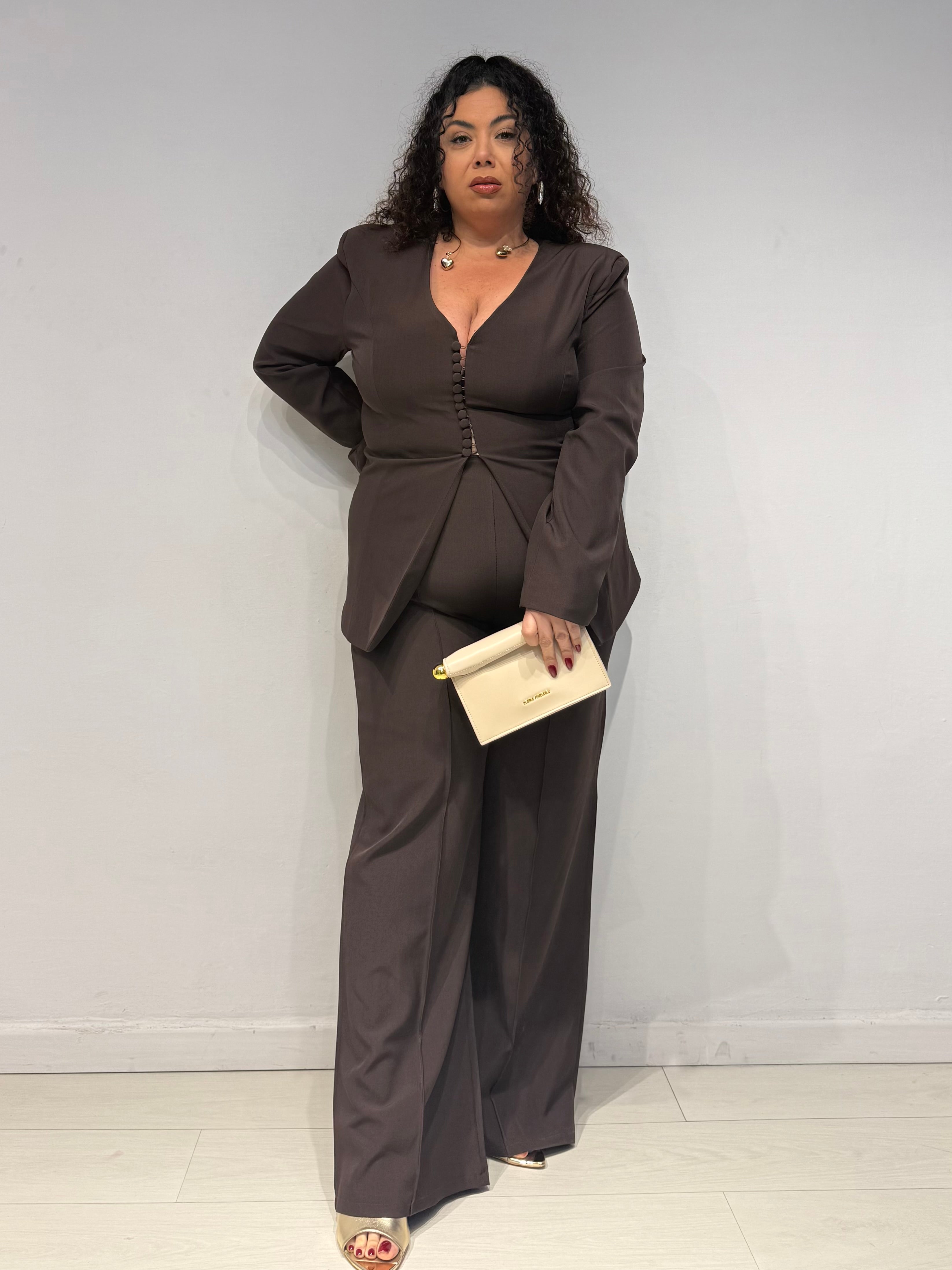 Coordinato Times Square Marrone