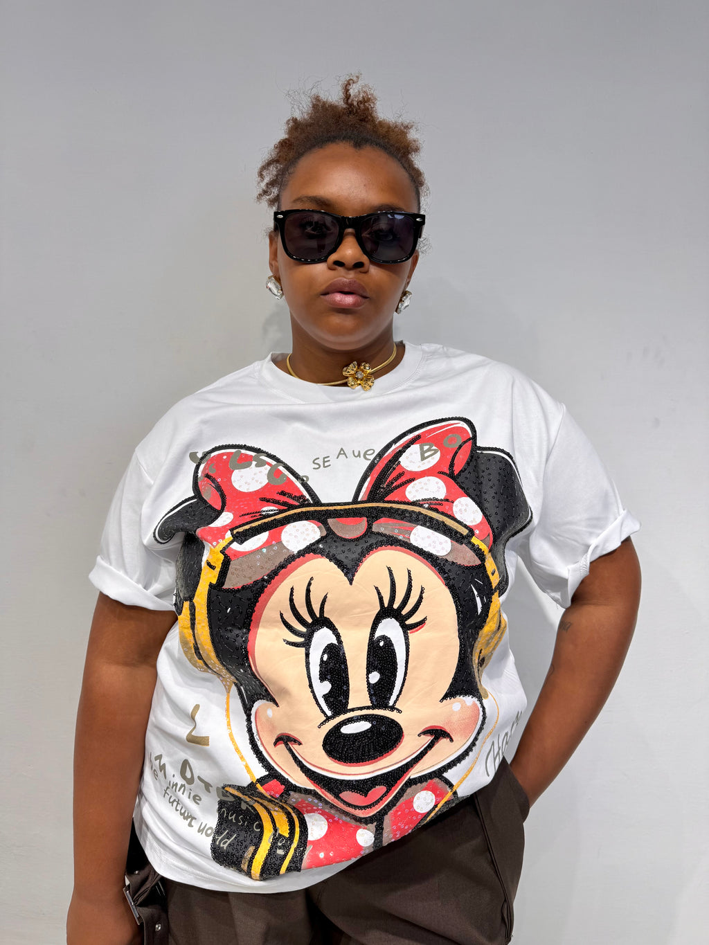 T-Shirt Minnie Bianca