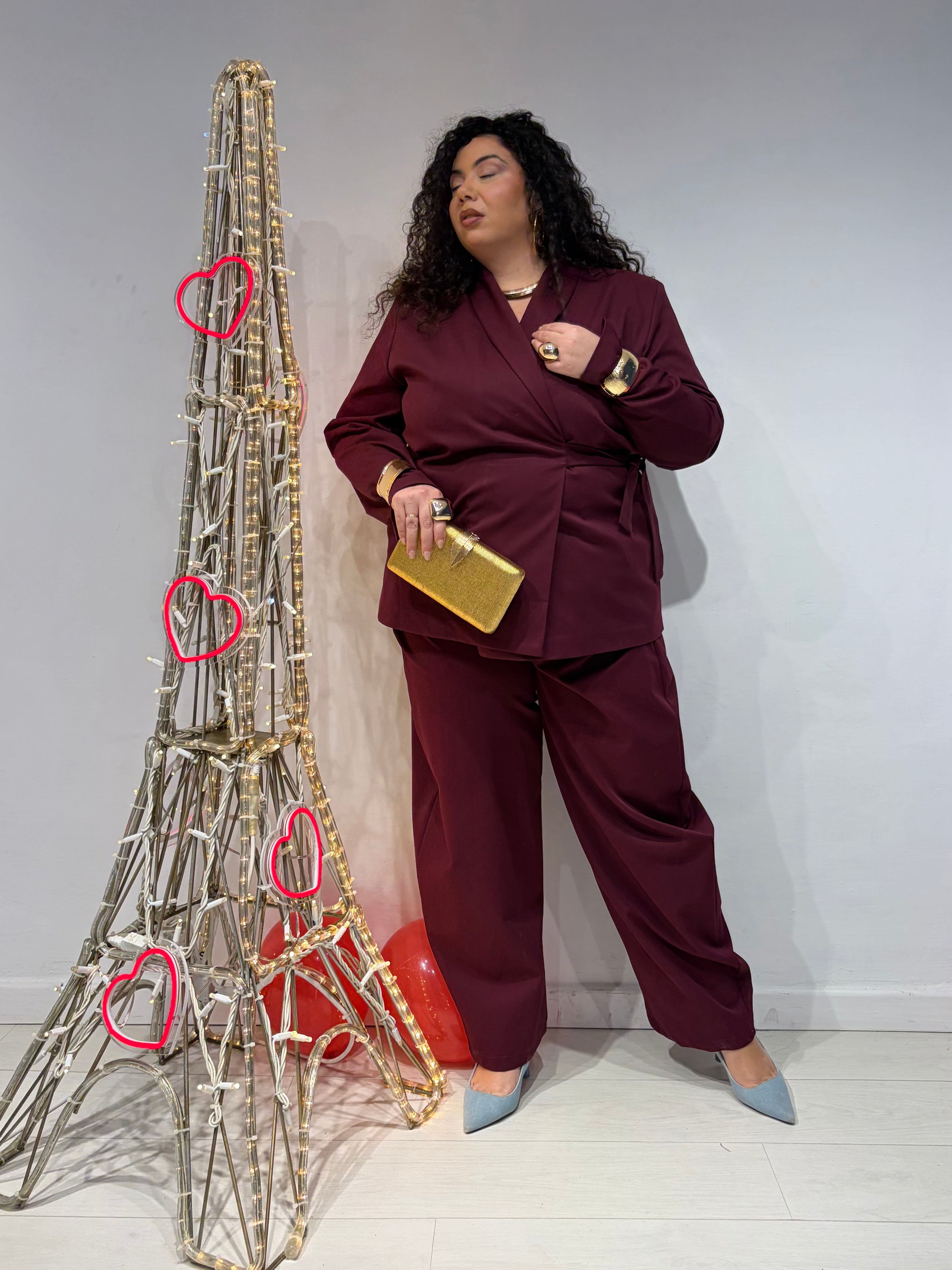 Coordinato Zoe Bordeaux