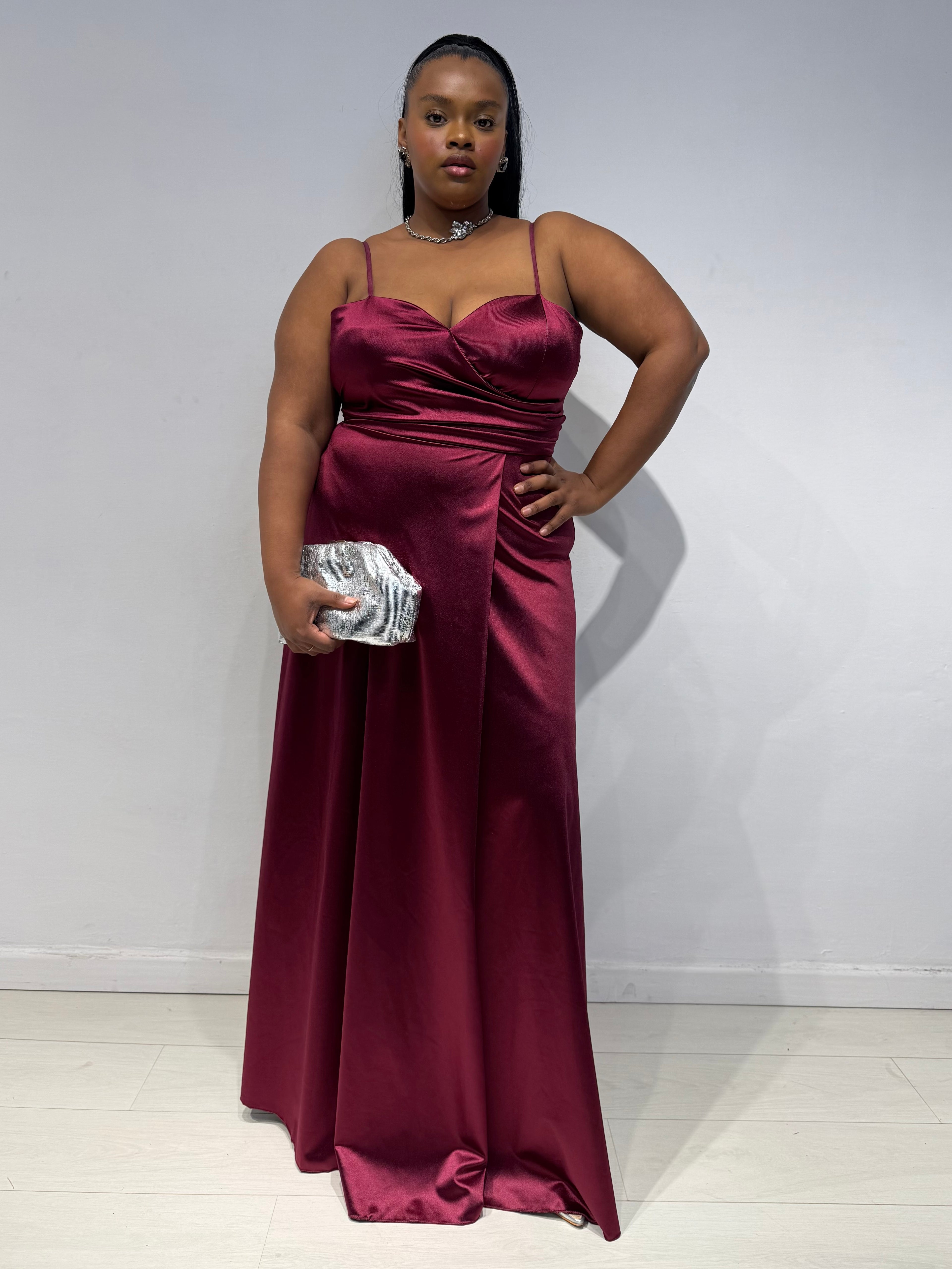 Abito Janet Bordeaux