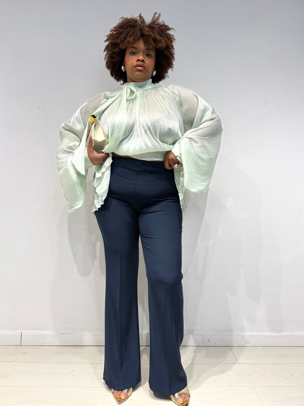 Pantaloni Kady Zampa Blu