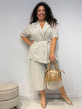 Coordinato Mille Righe Beige