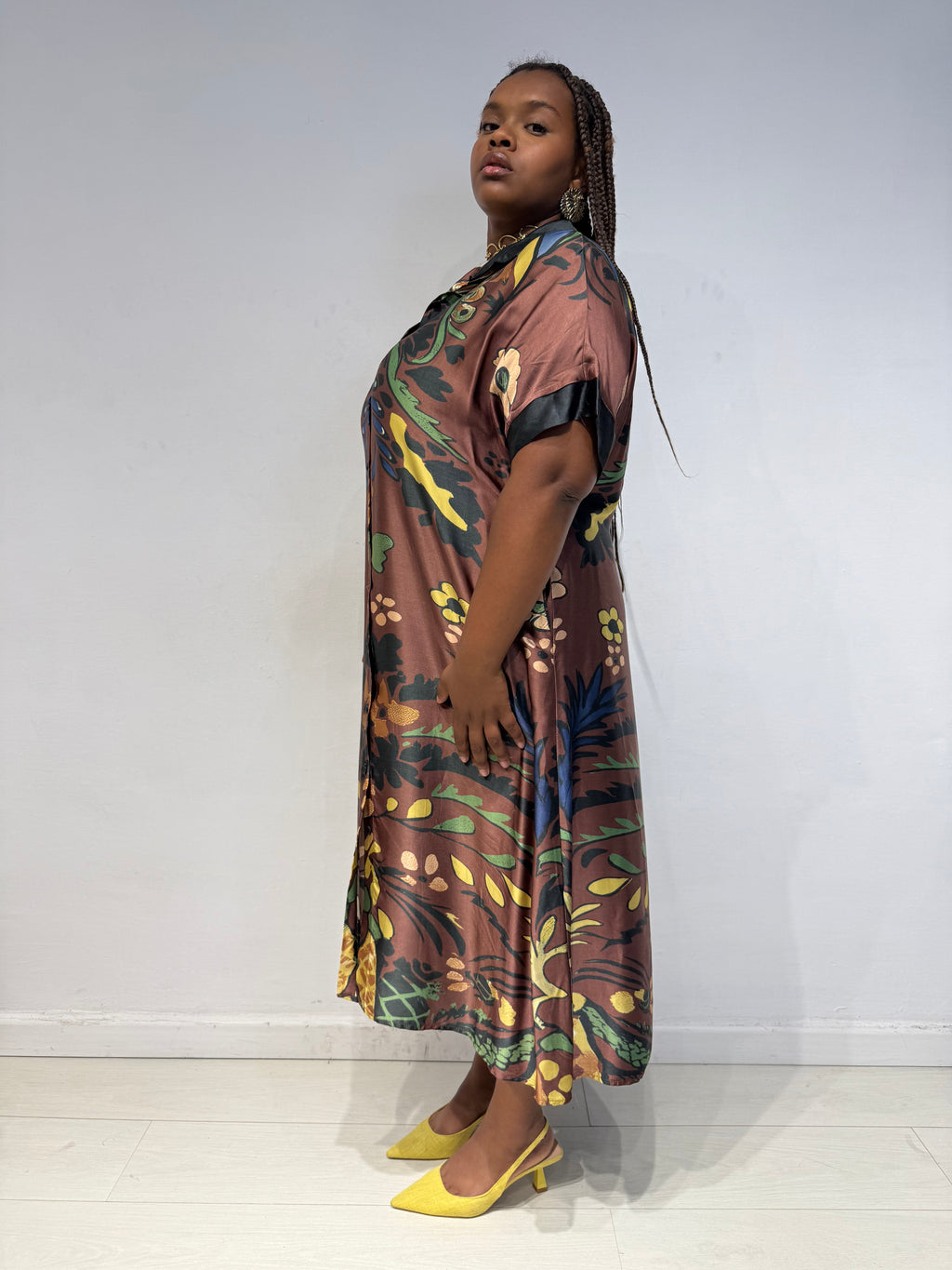 Abito Flower Maxi Testa di Moro
