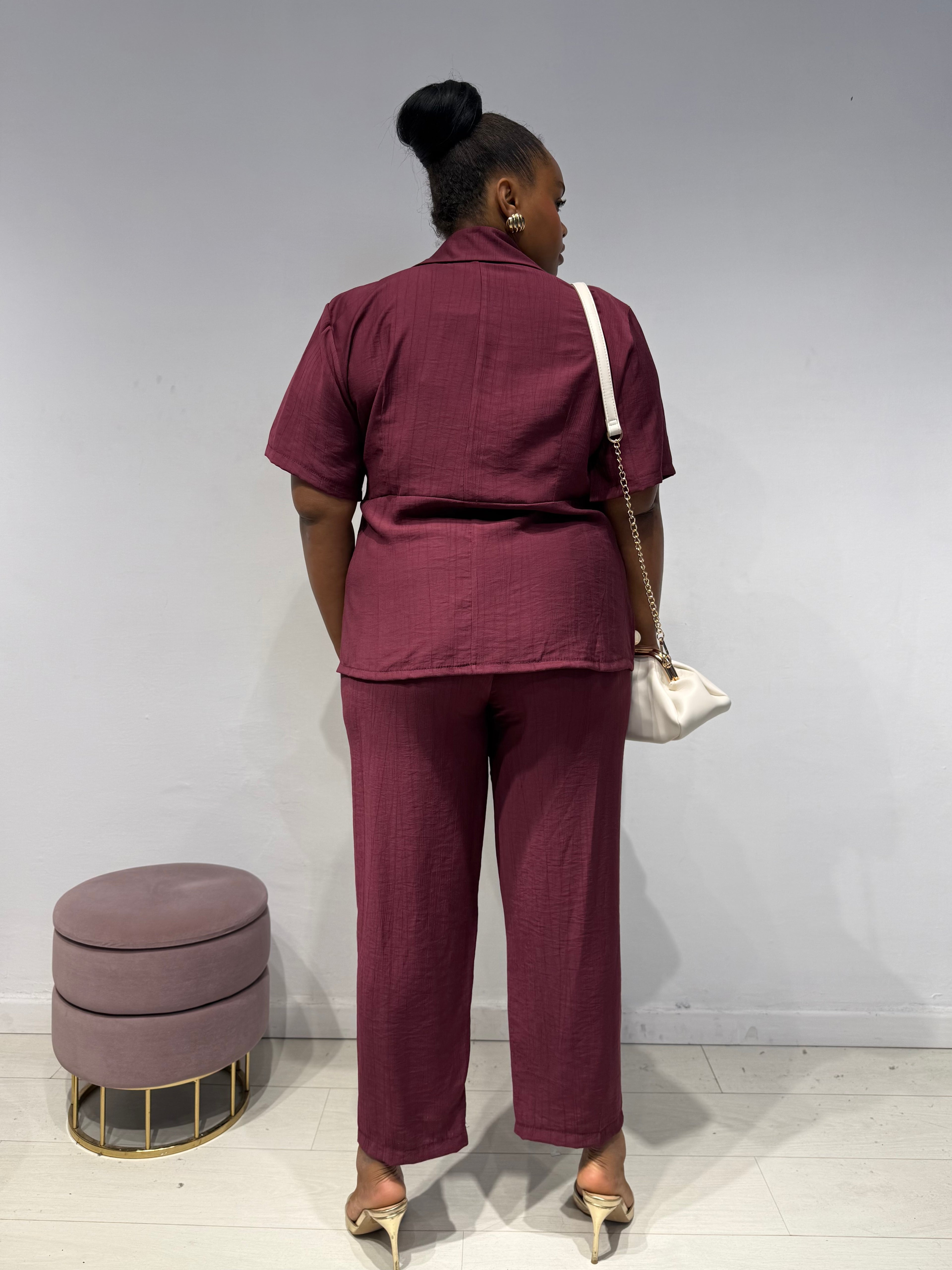 Coordinato Moira Bordeaux