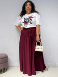Pantaloni Melany Bordeaux
