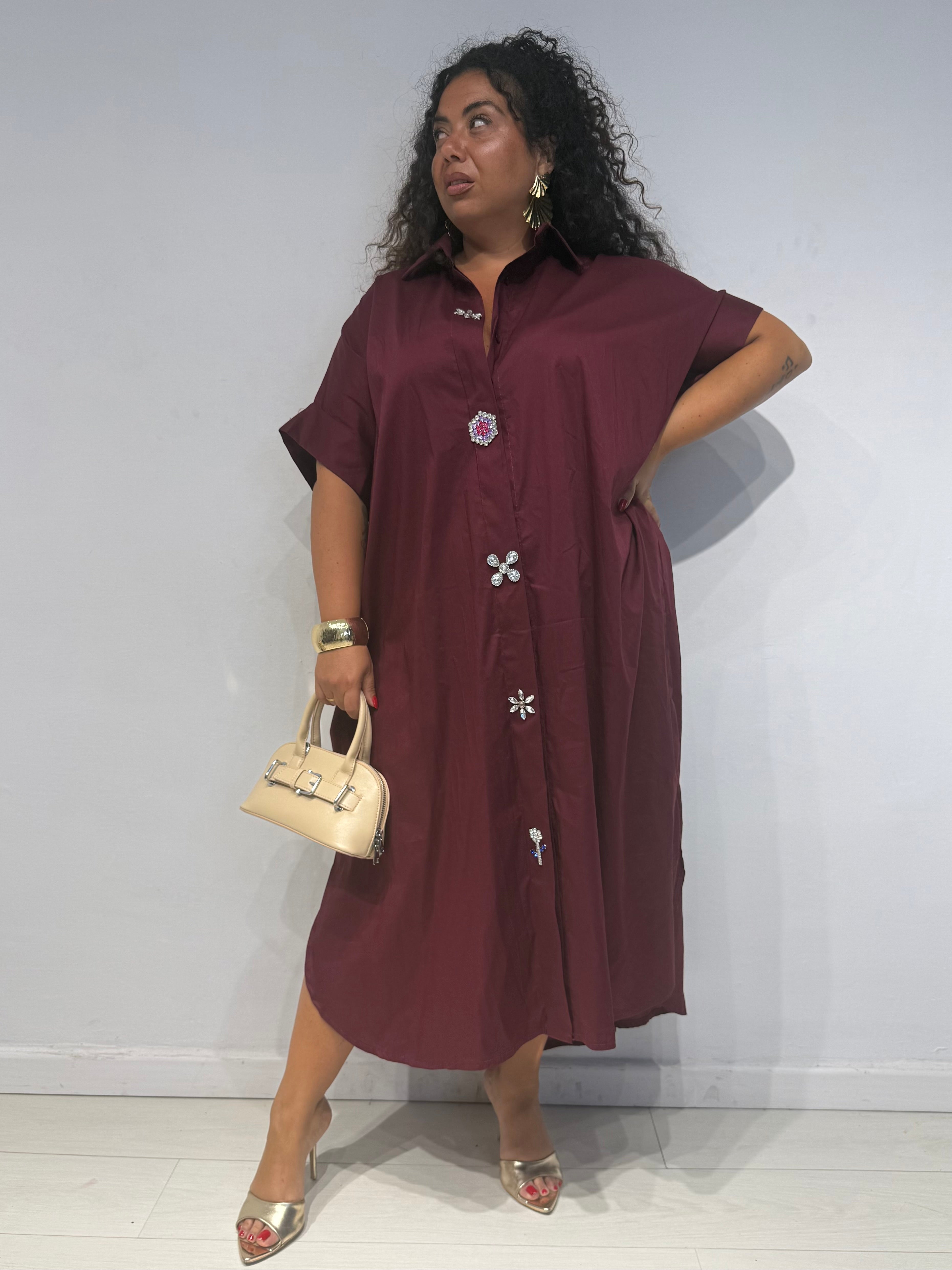 Camicione Gioiello Bordeaux