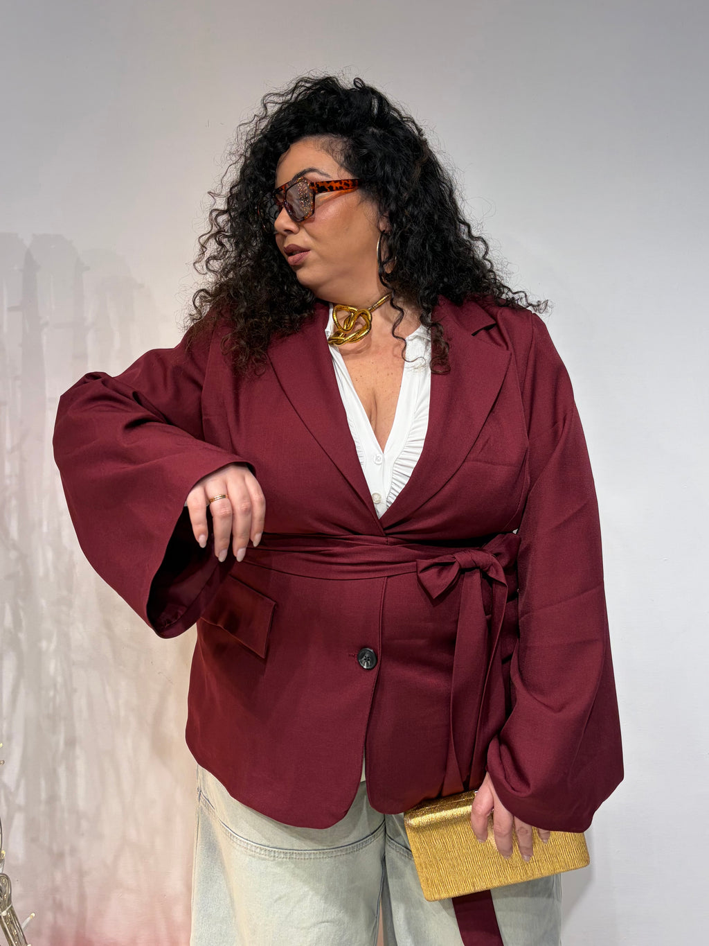 Giacca Selene Bordeaux