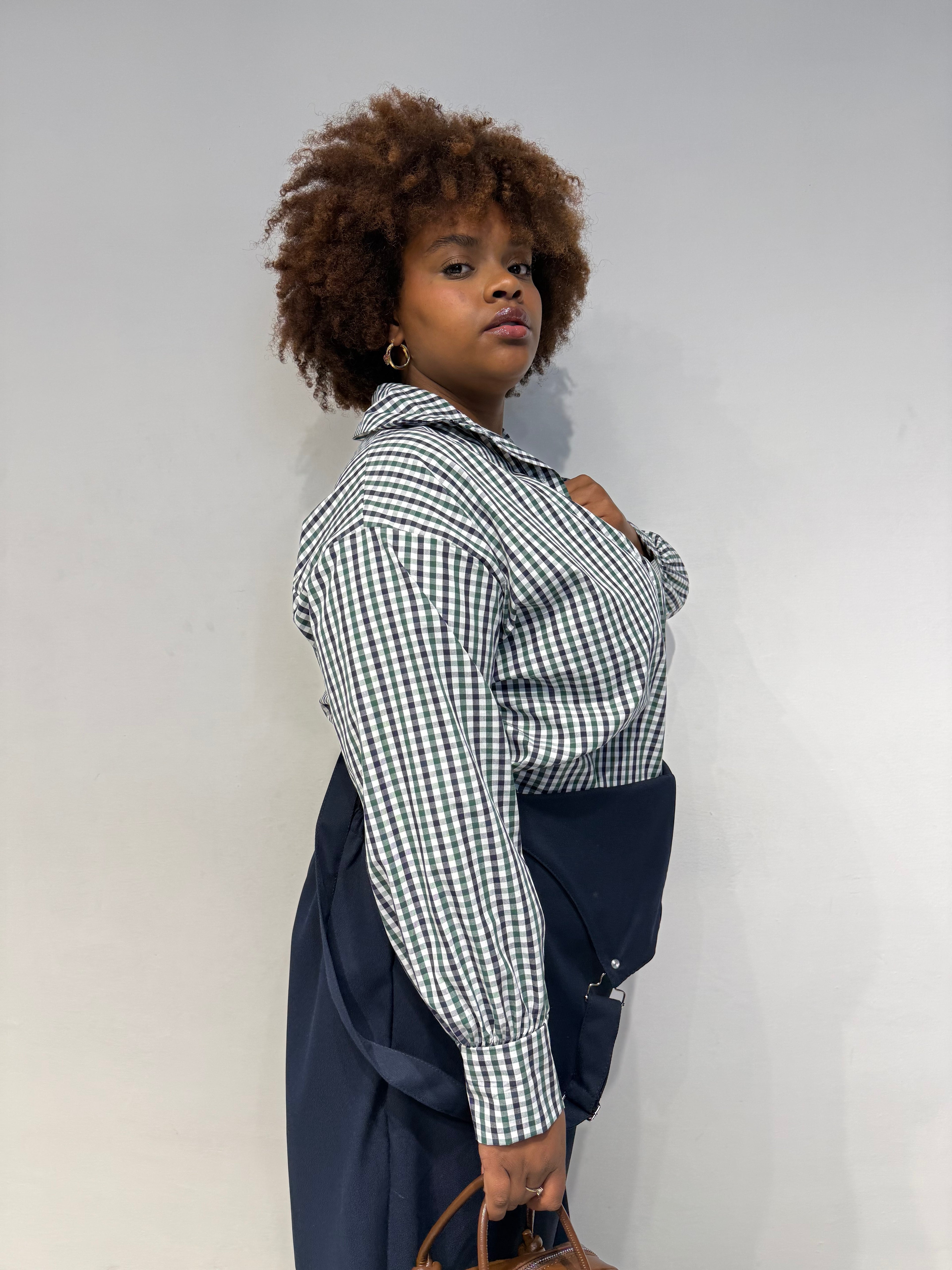 Camicia Quadrettini Verde&Blu