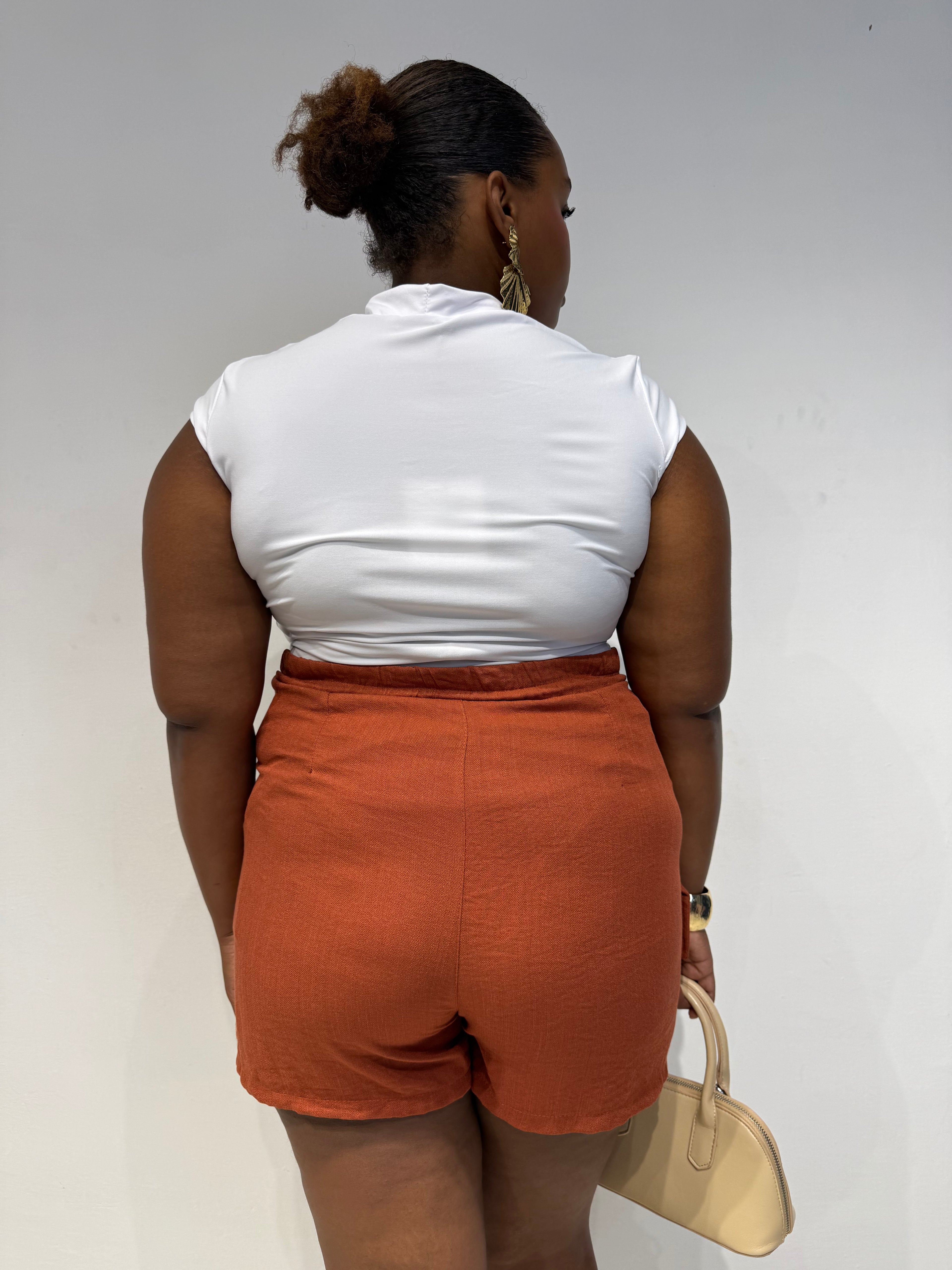 Shorts Tasche Ruggine