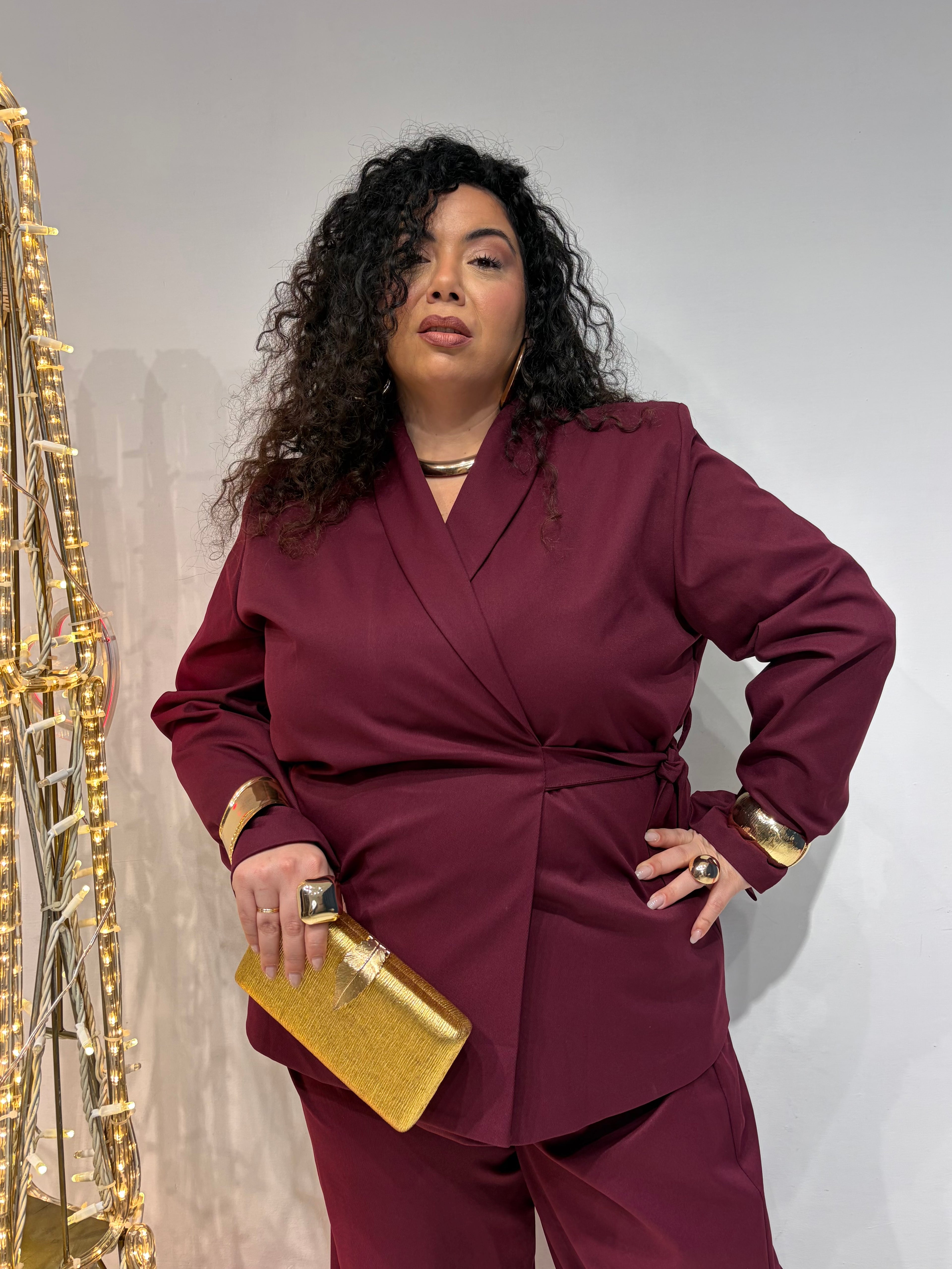 Coordinato Zoe Bordeaux