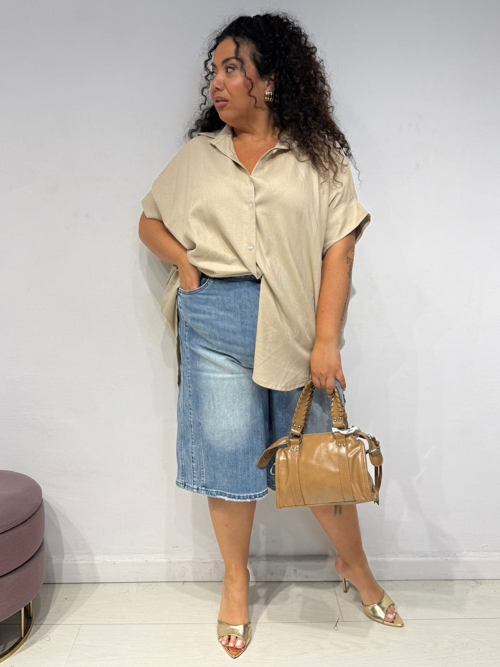 Camicia Melany Beige