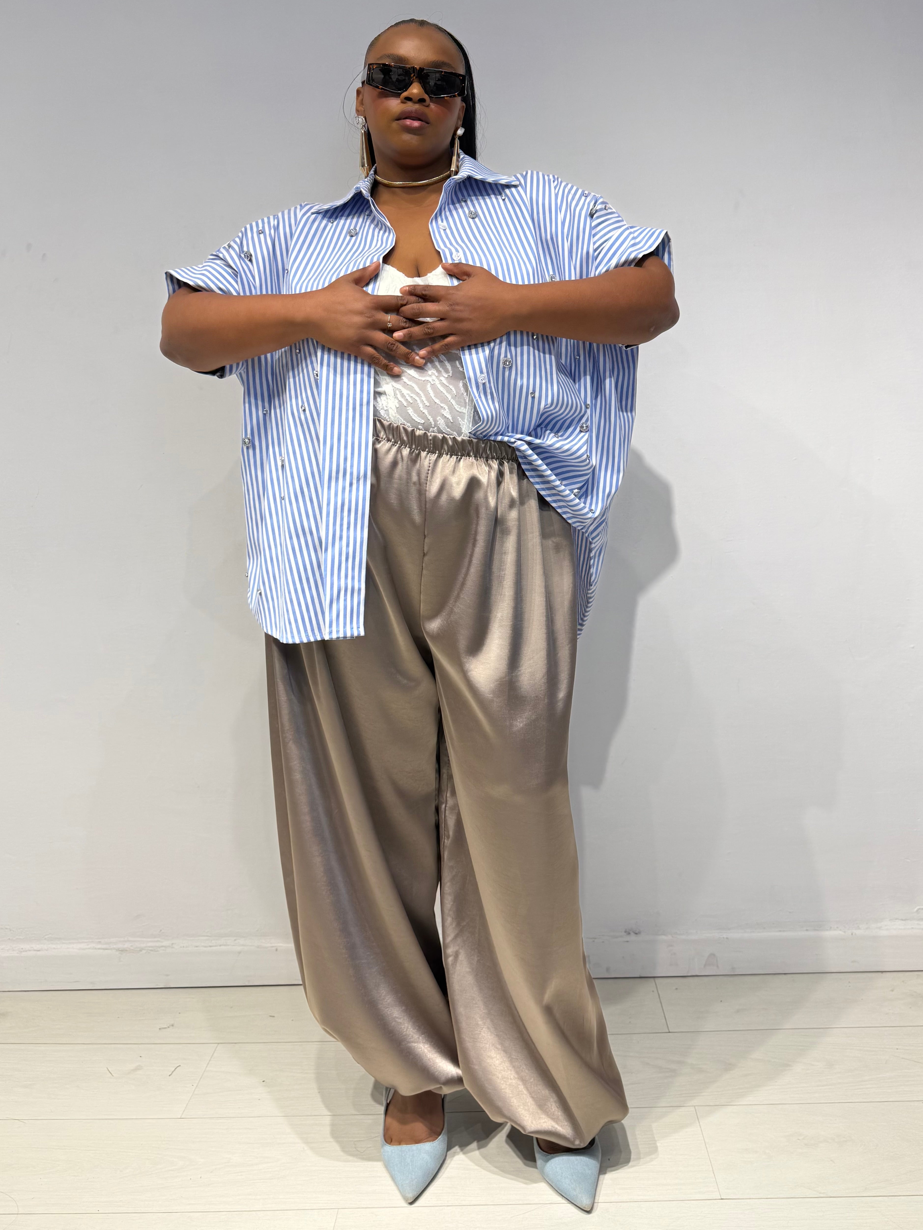 Pantaloni Aladin Champagne