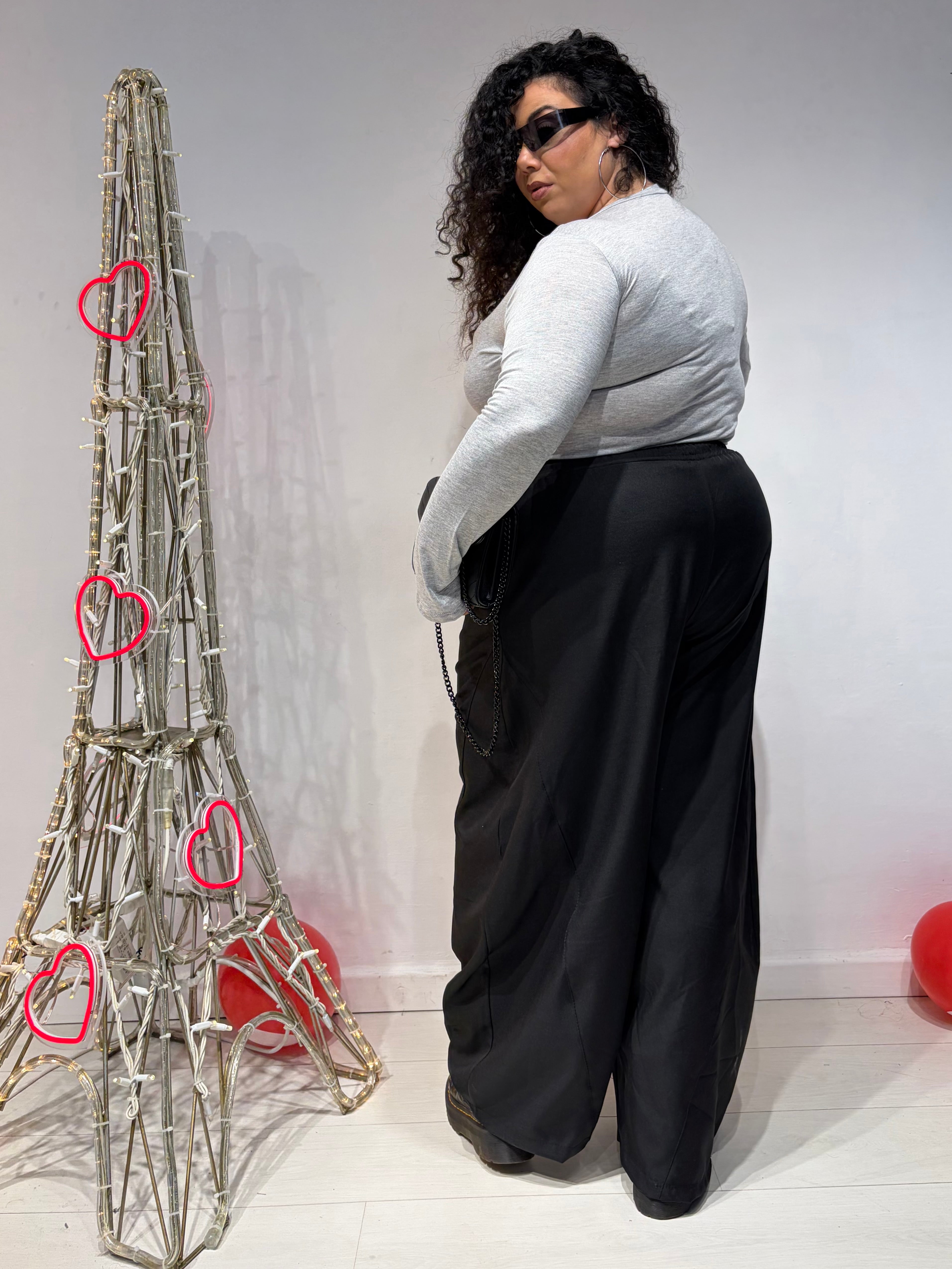 Pantaloni Balloon Neri