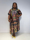 Abito Flower Maxi Testa di Moro