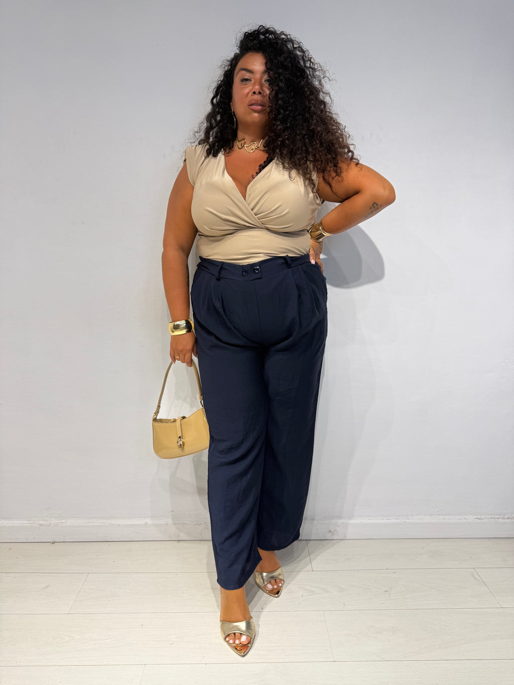 Pantaloni Giovanna Blu
