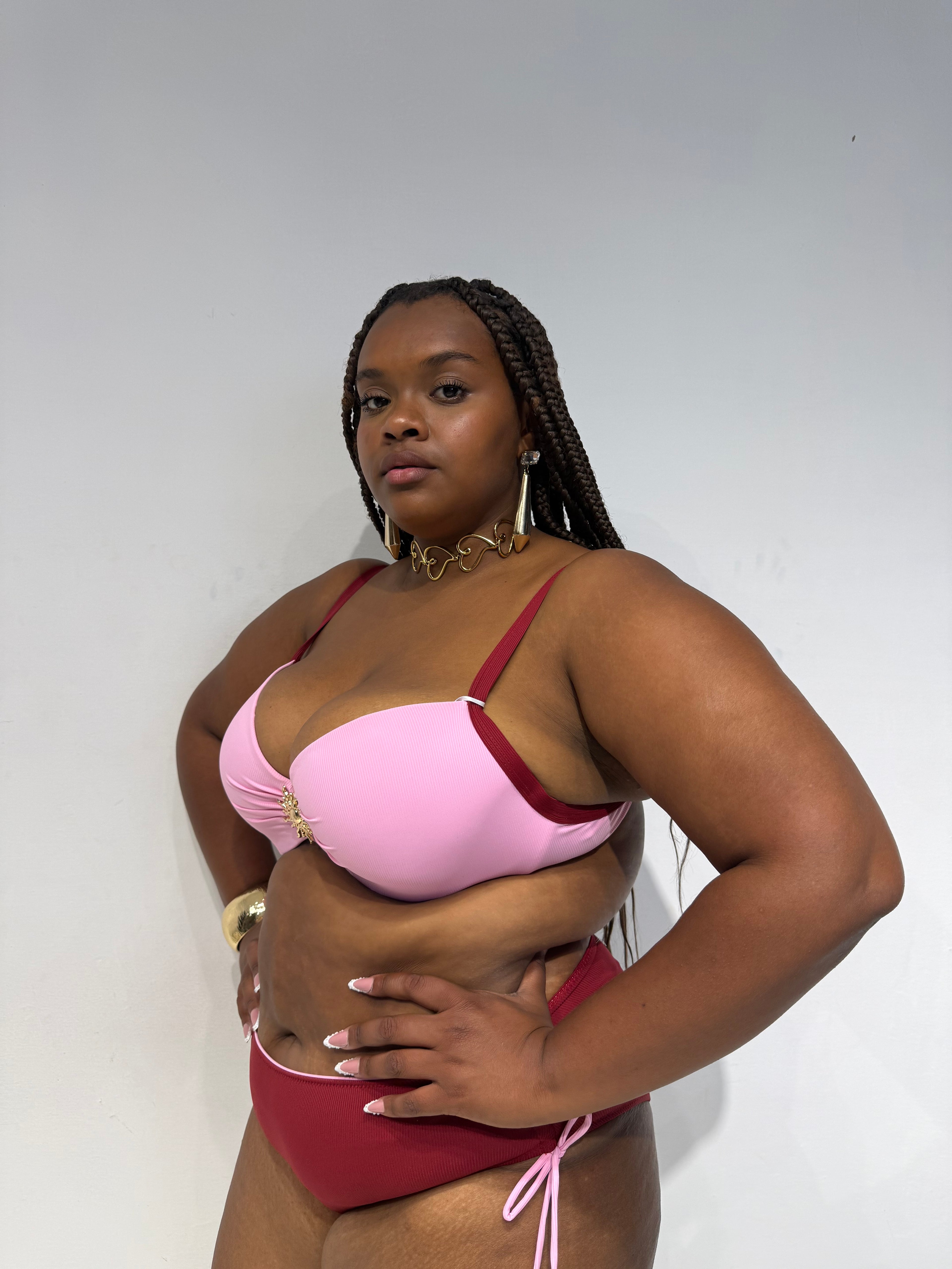 Bikini Sun Rosa/Bordeaux