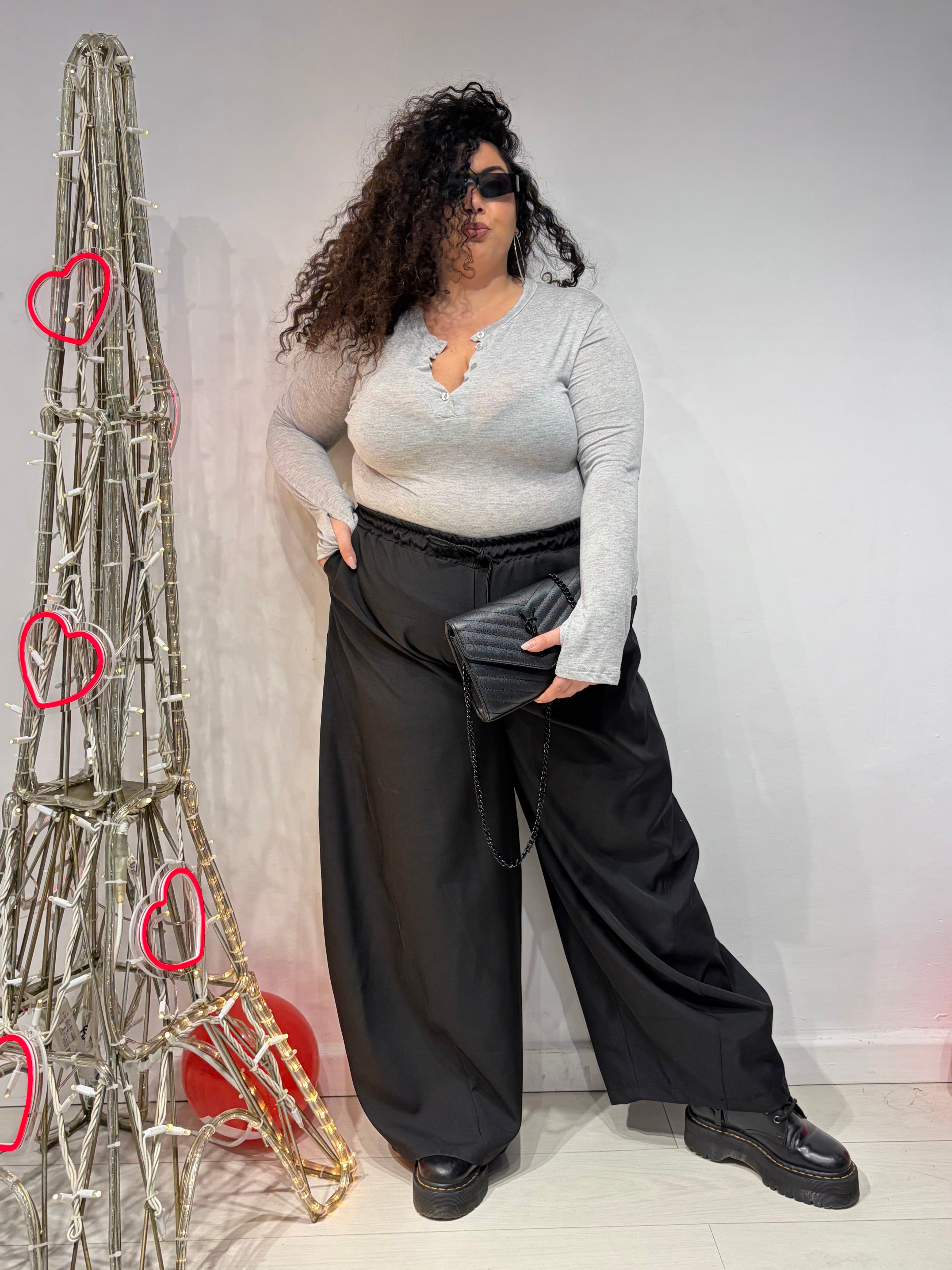 Pantaloni Balloon Neri