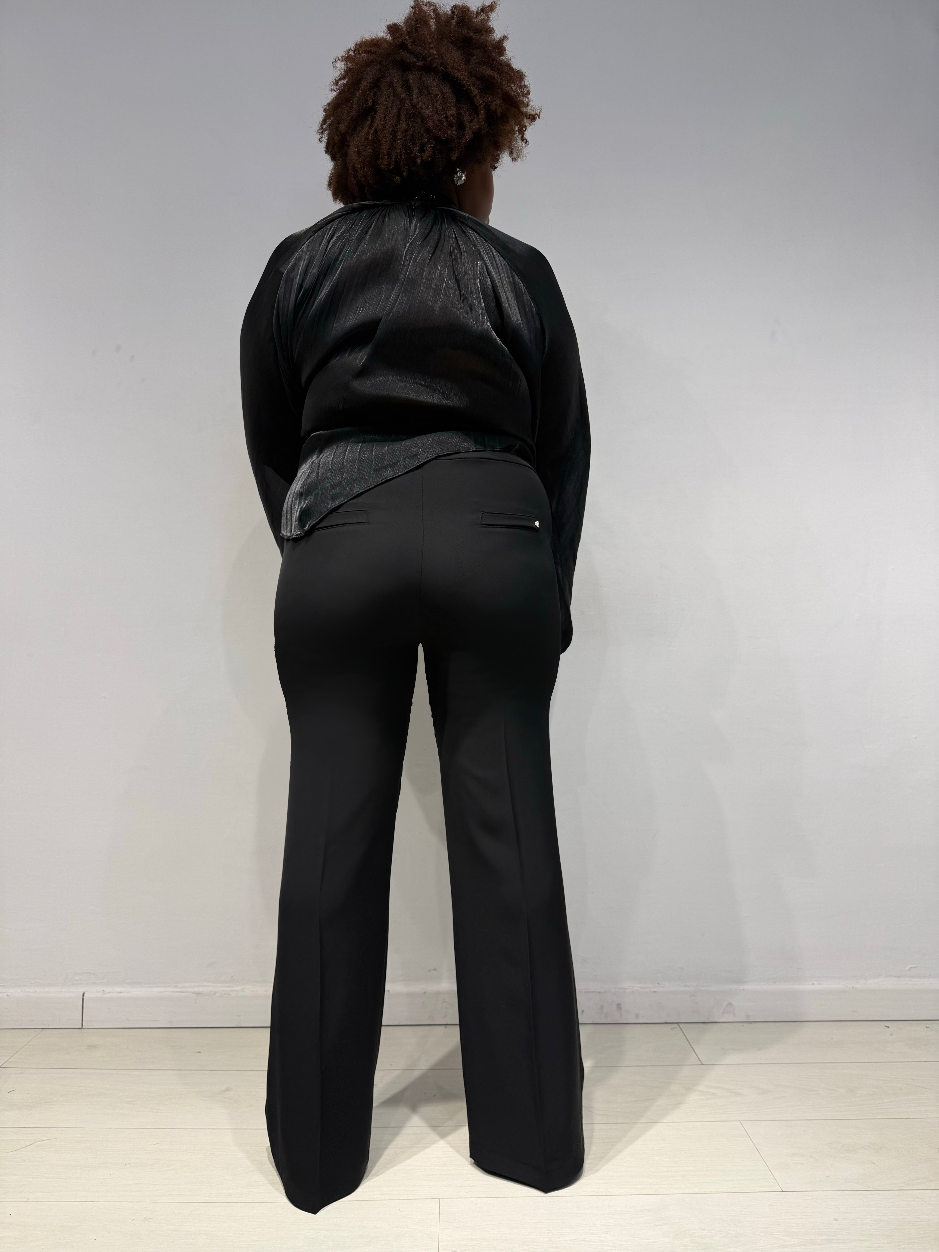 Pantaloni Kady Zampa Neri