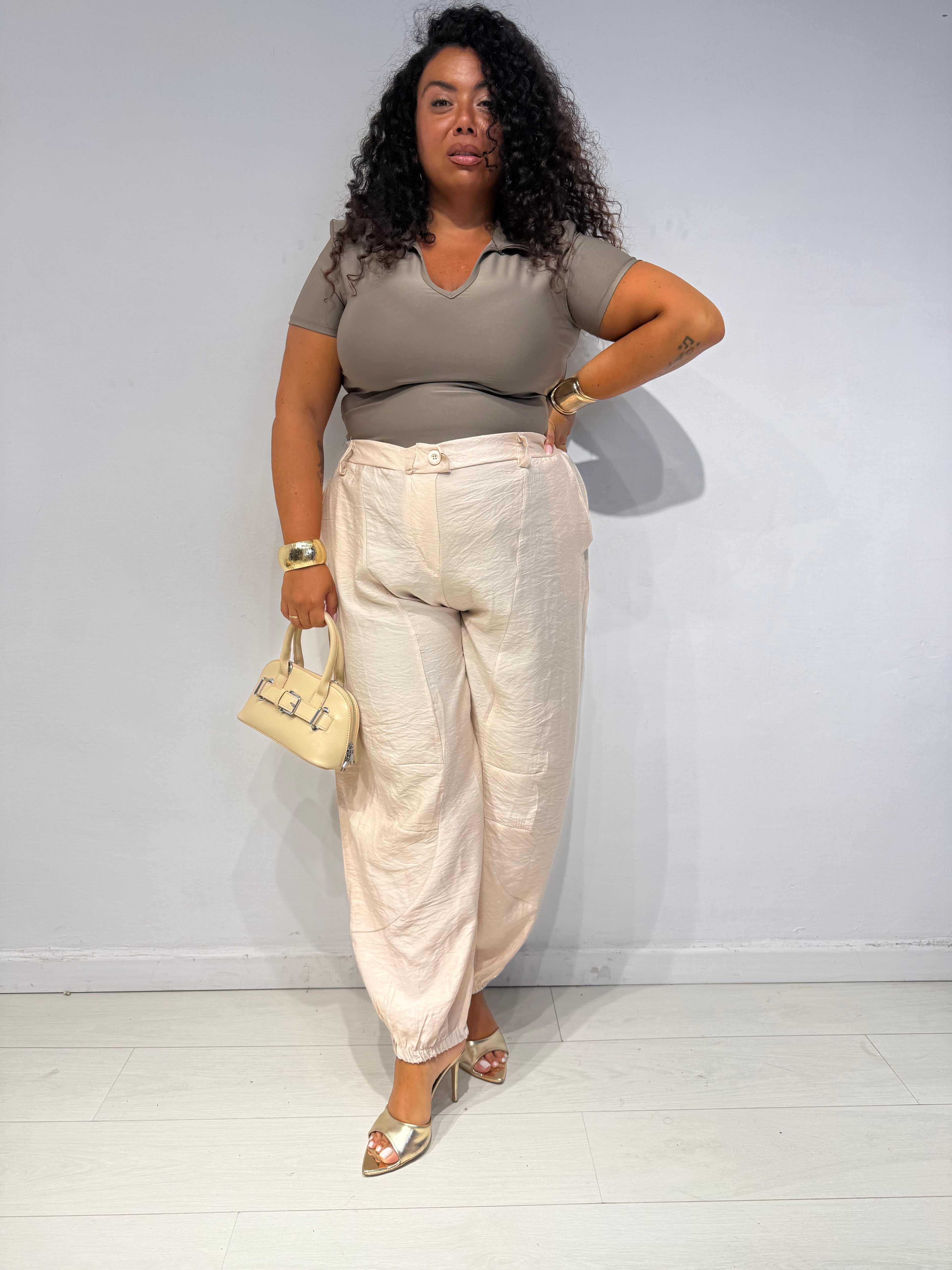 Pantaloni Jessica Beige