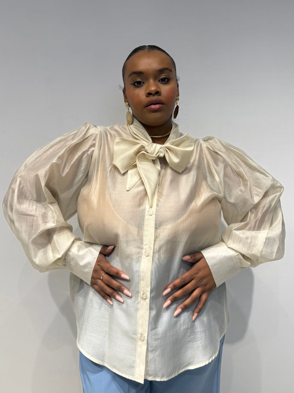 Camicia Flake Champagne