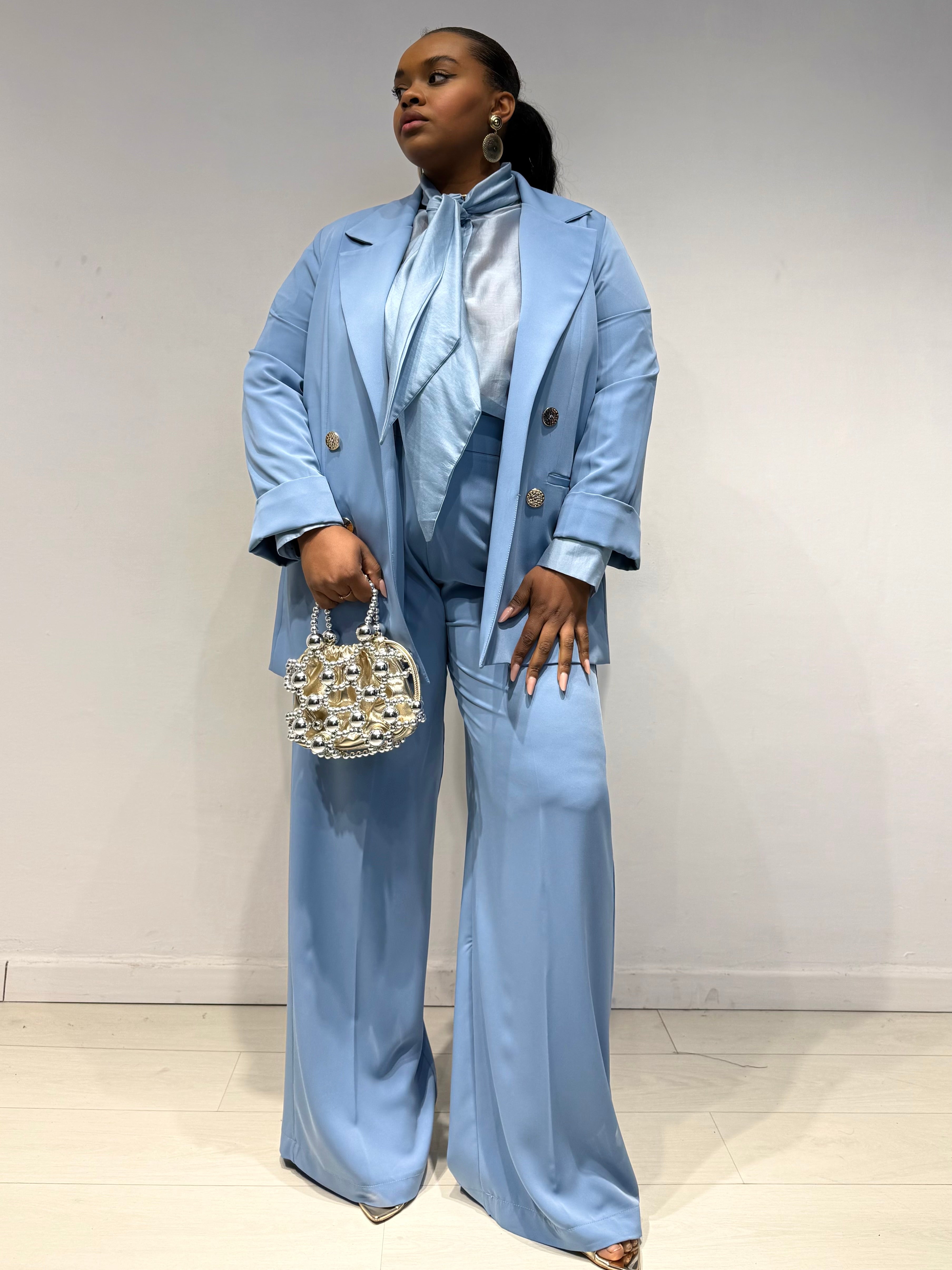 Tailleur Soraya Celeste