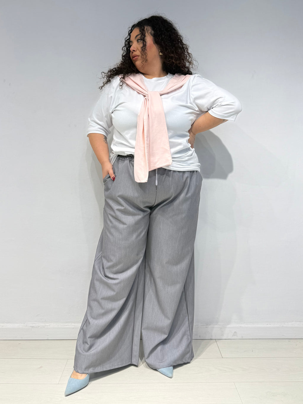 Pantaloni Comfy Grigio