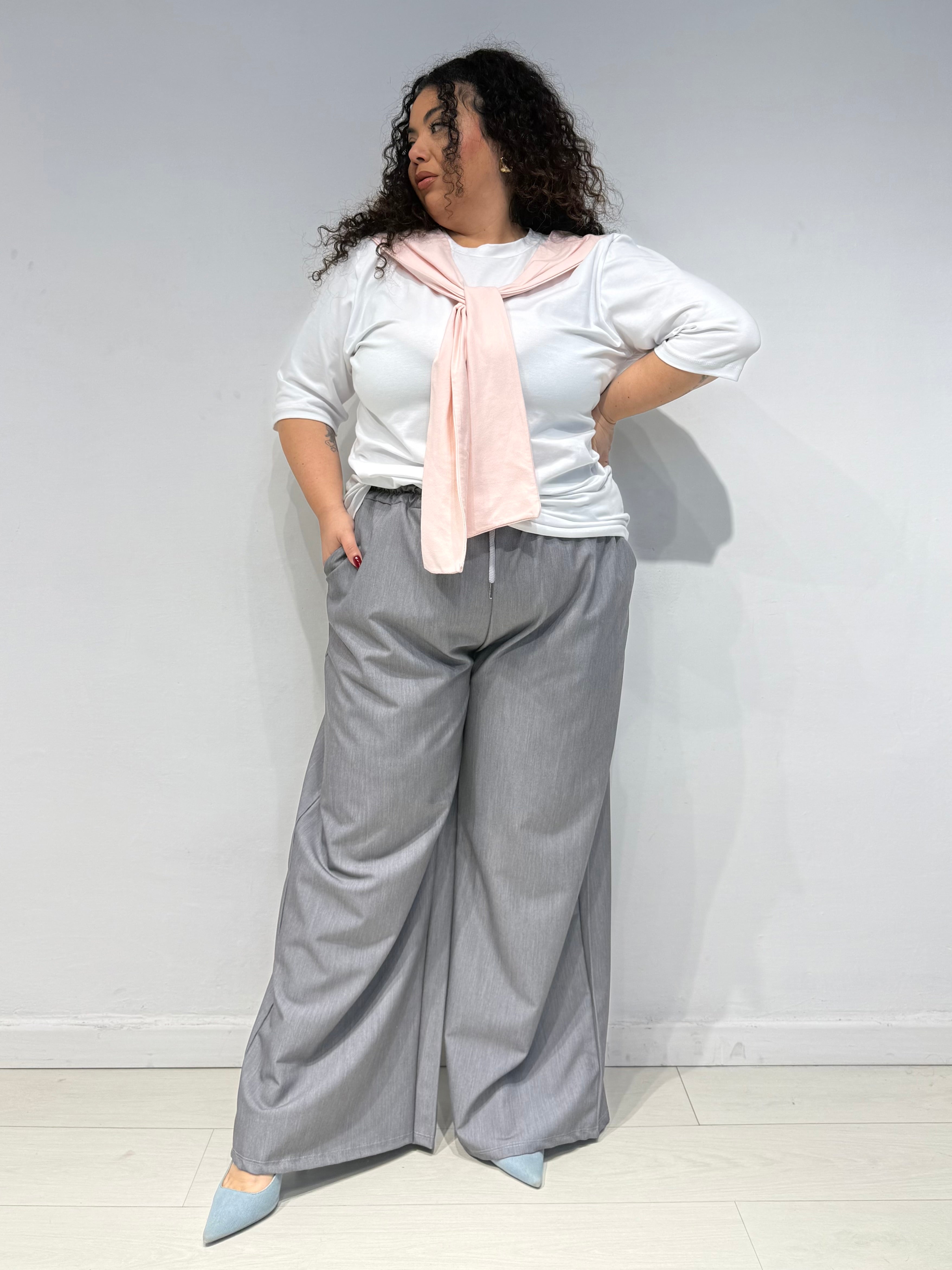 Pantaloni Comfy Grigio