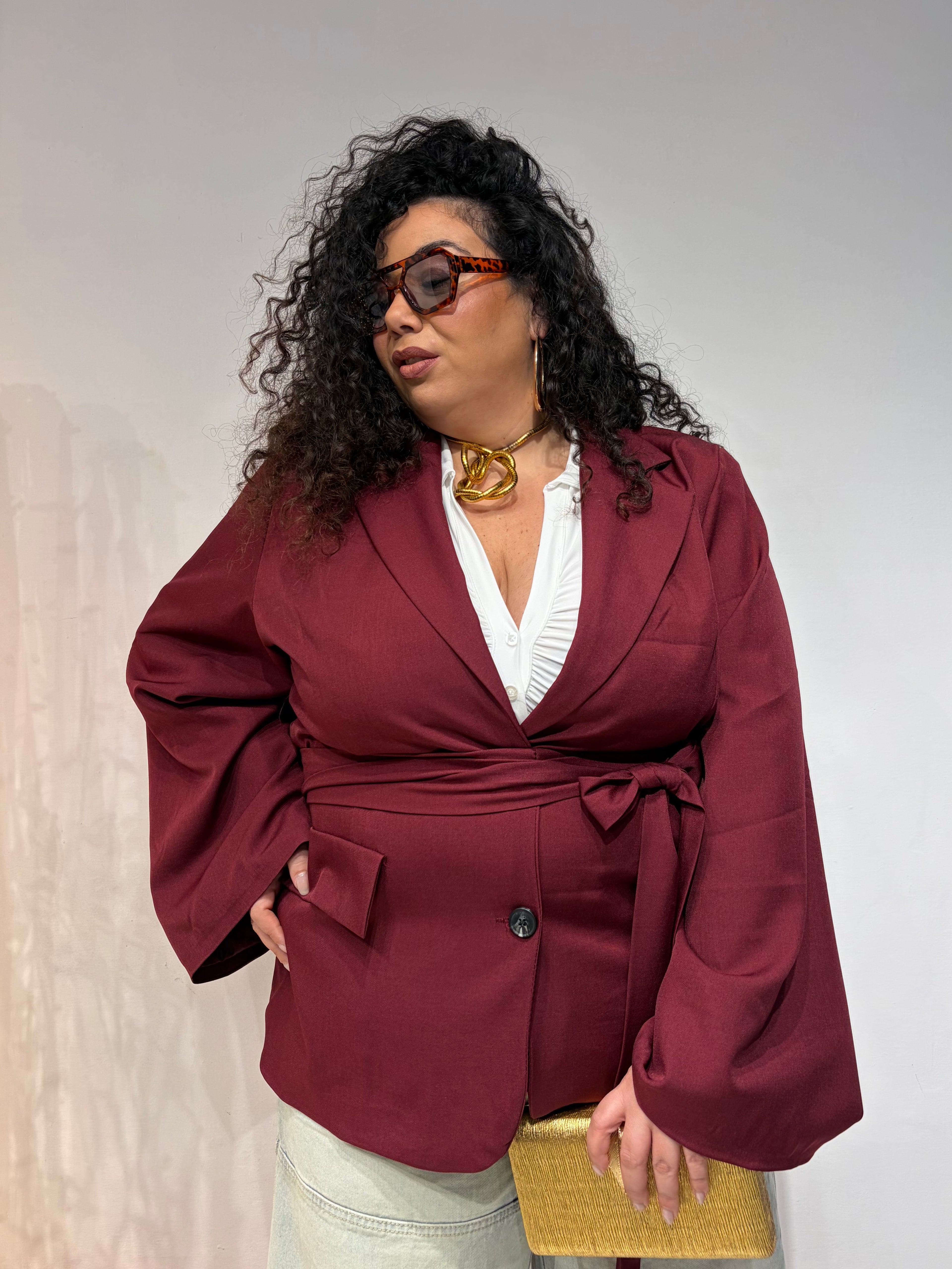 Giacca Selene Bordeaux