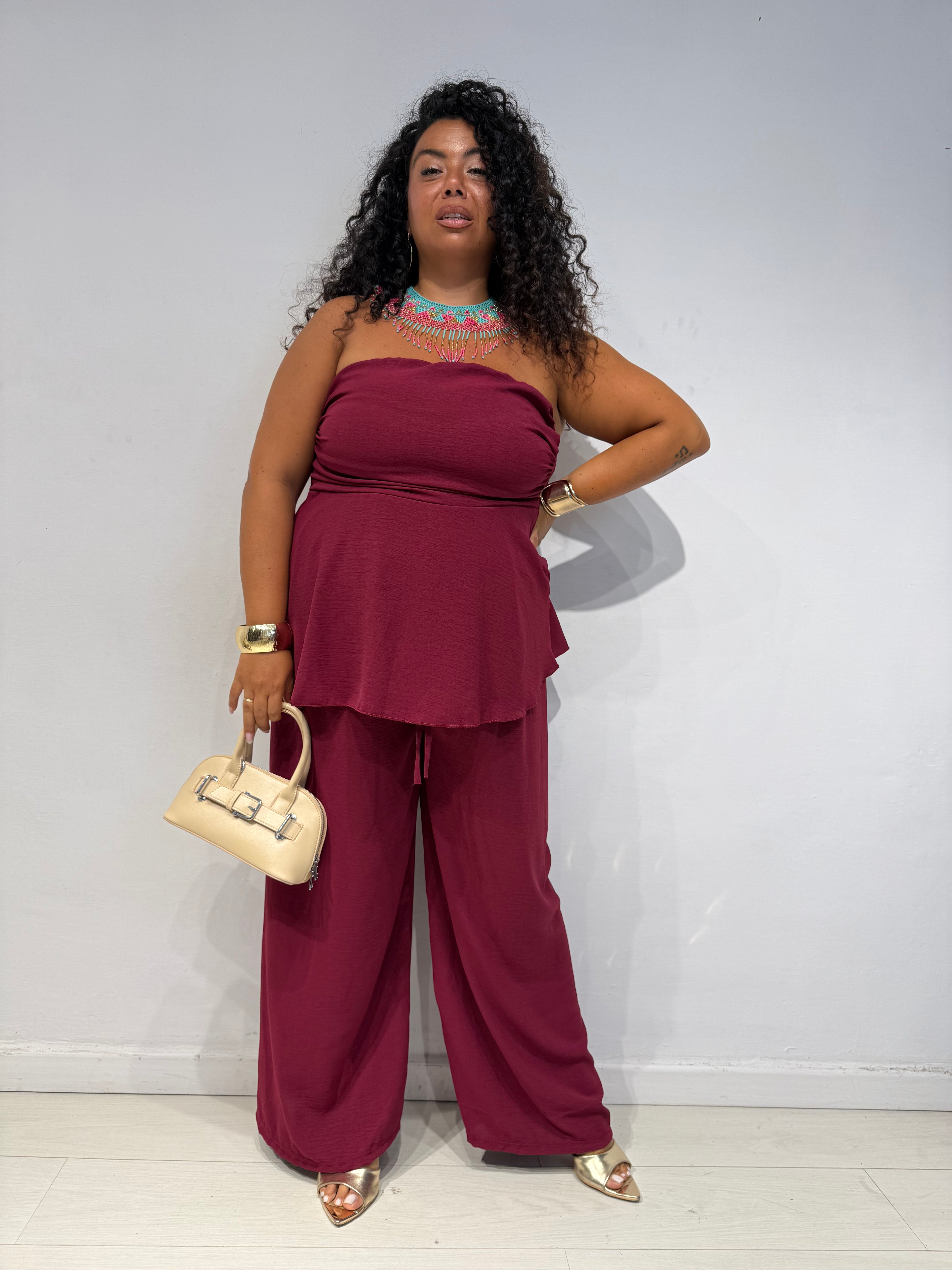 Coordinato Titty Bordeaux