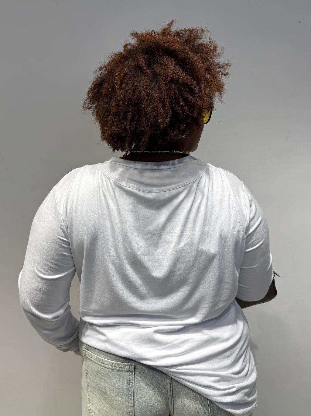 Maglia Due in Uno Bianca