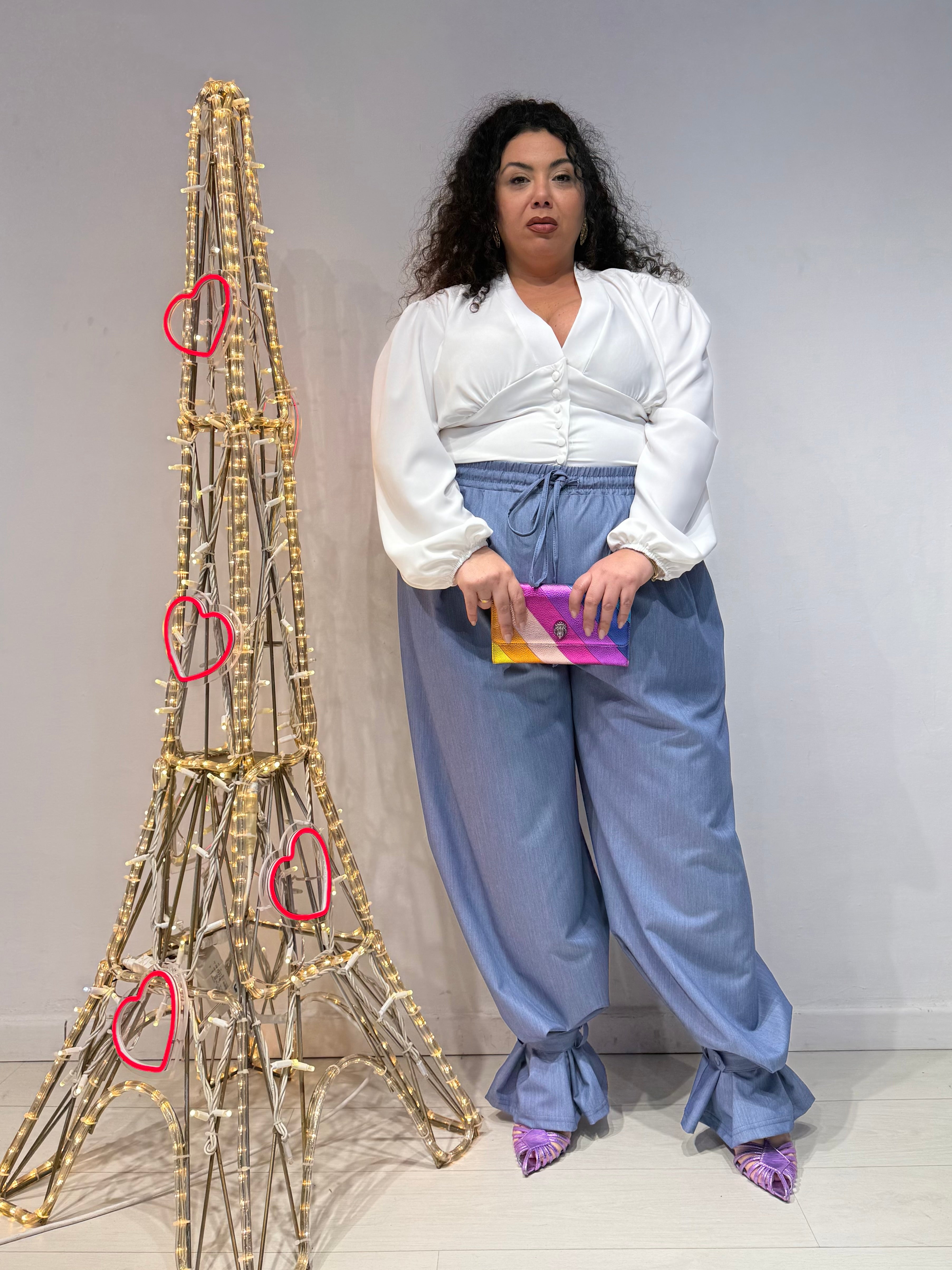 Pantaloni Candy Carta Da Zucchero