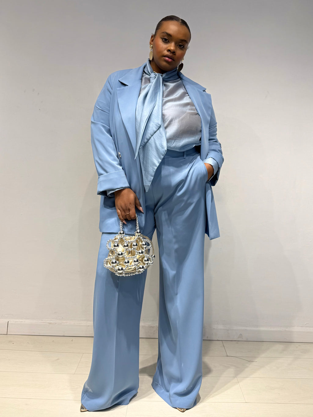 Tailleur Soraya Celeste