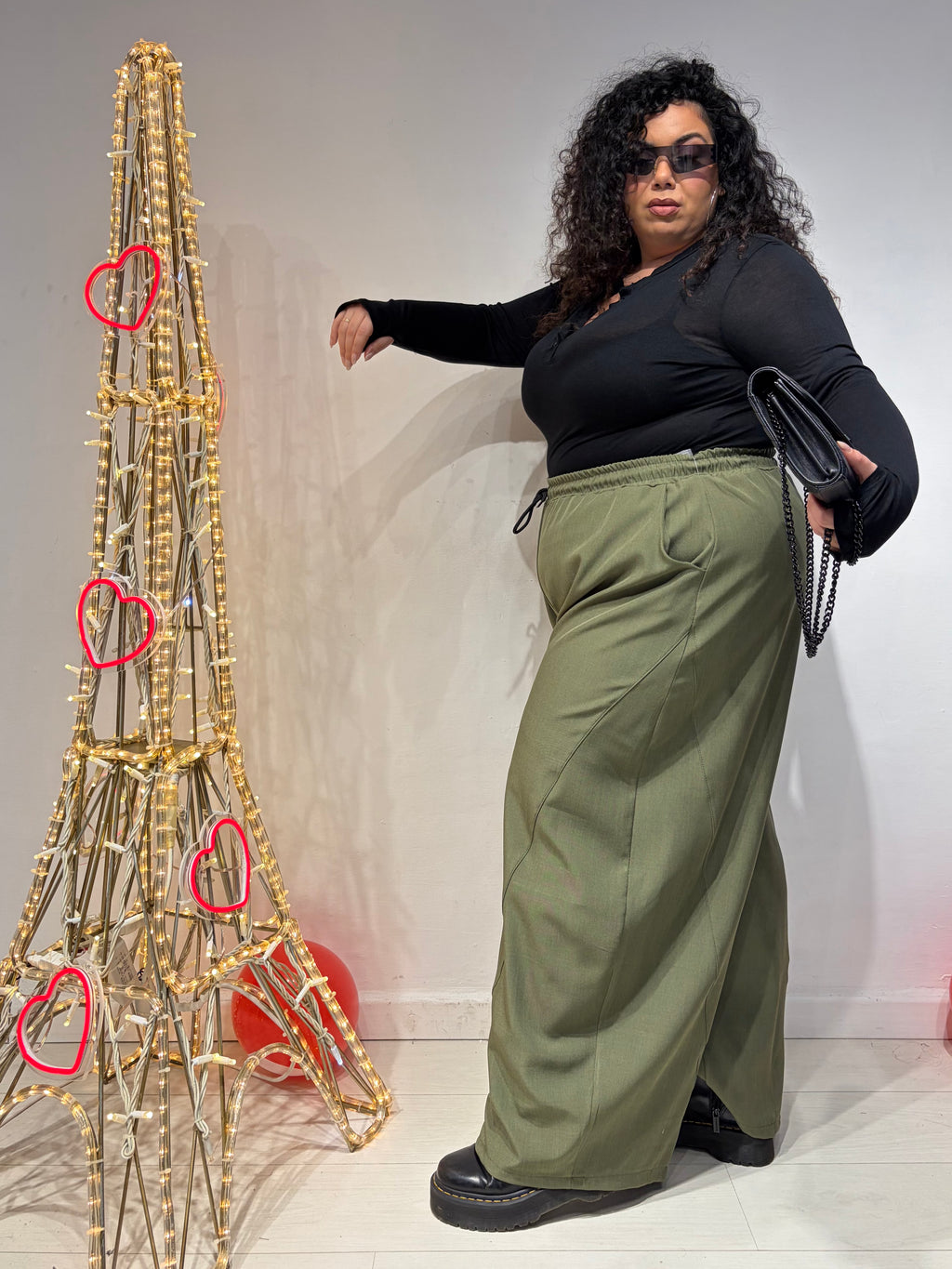 Pantaloni Balloon Verdi