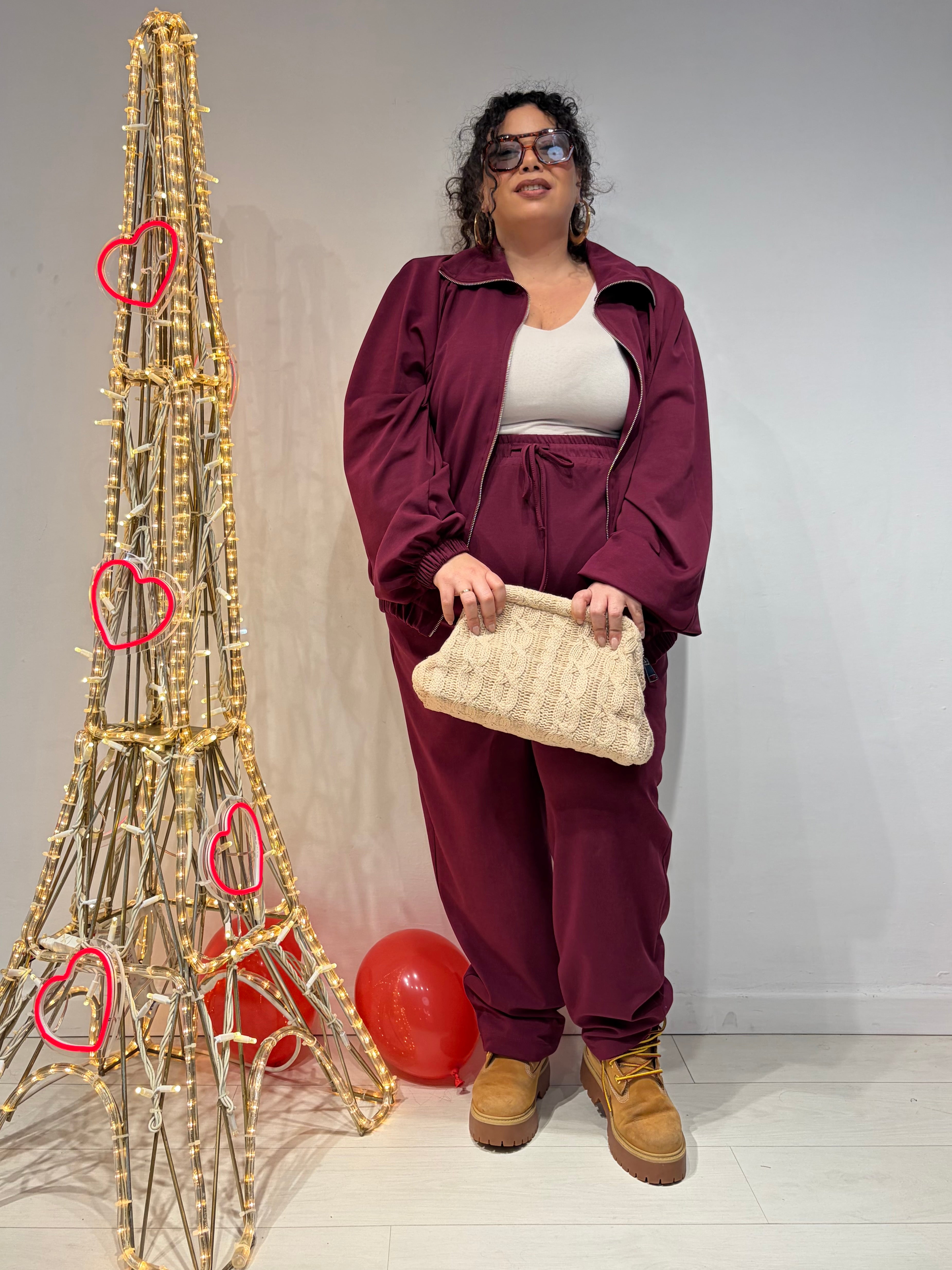 Tuta Everyday Bordeaux