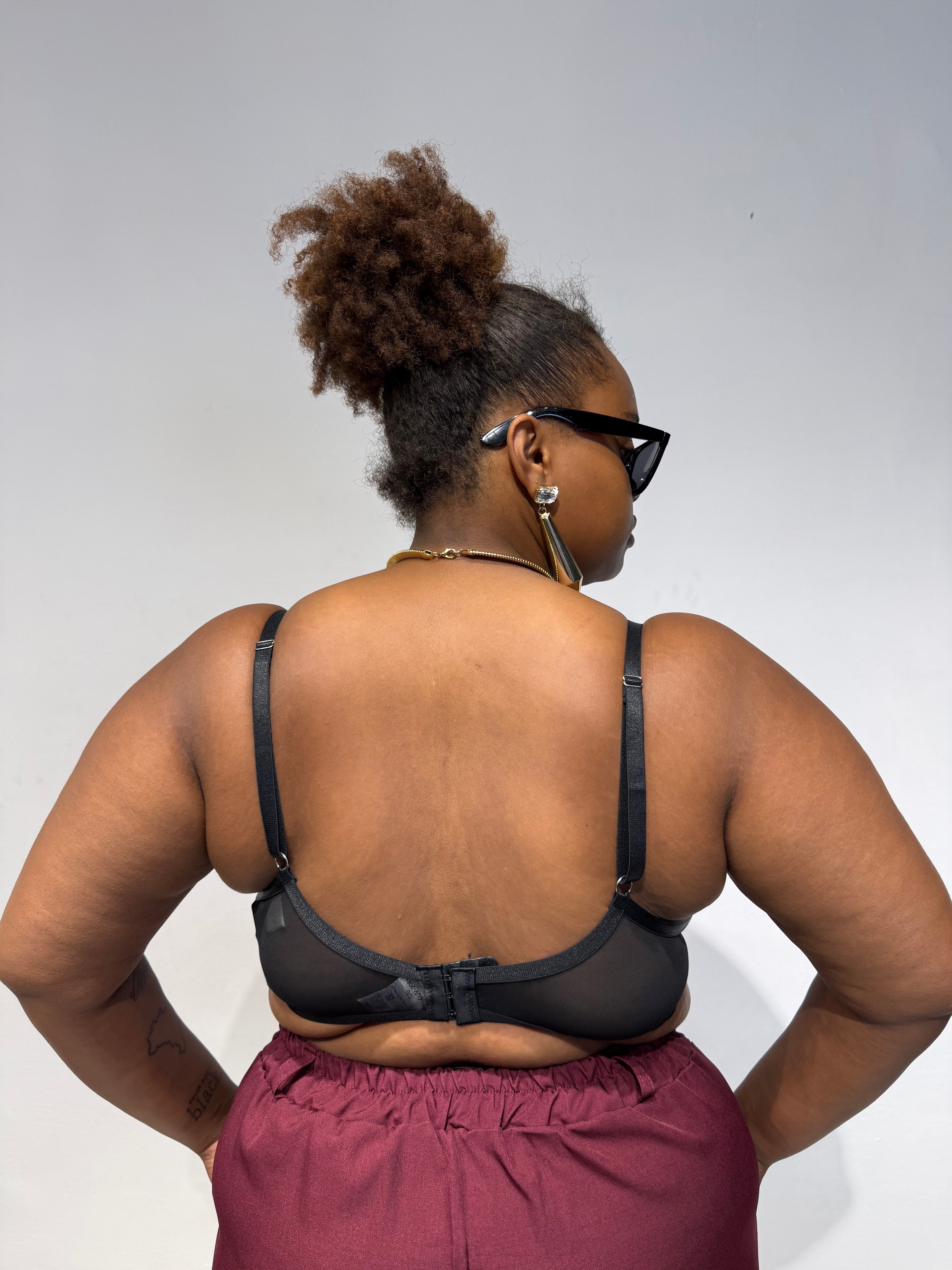 Bralette Reggiseno Nera