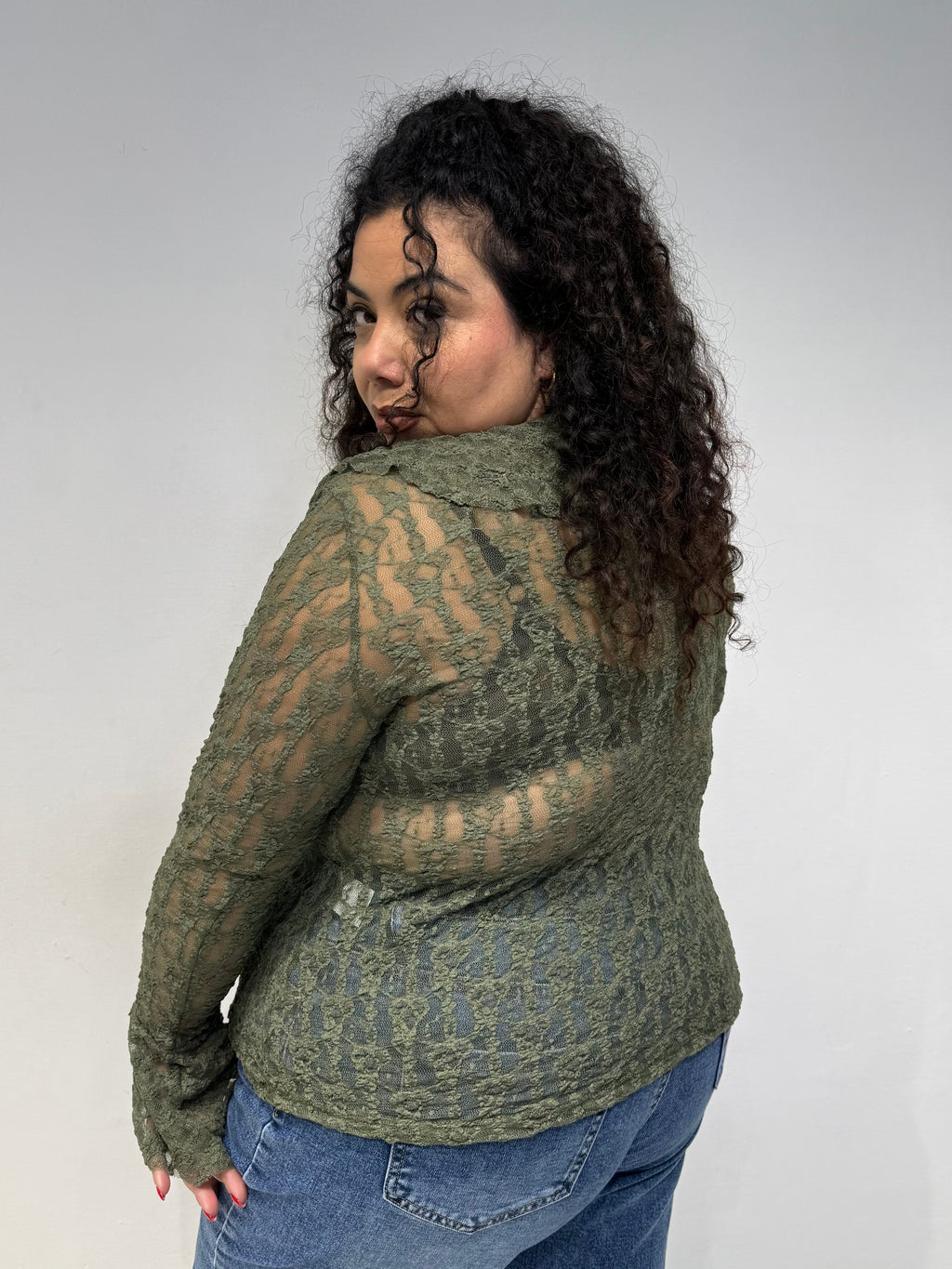 Maglia Macramé Verde