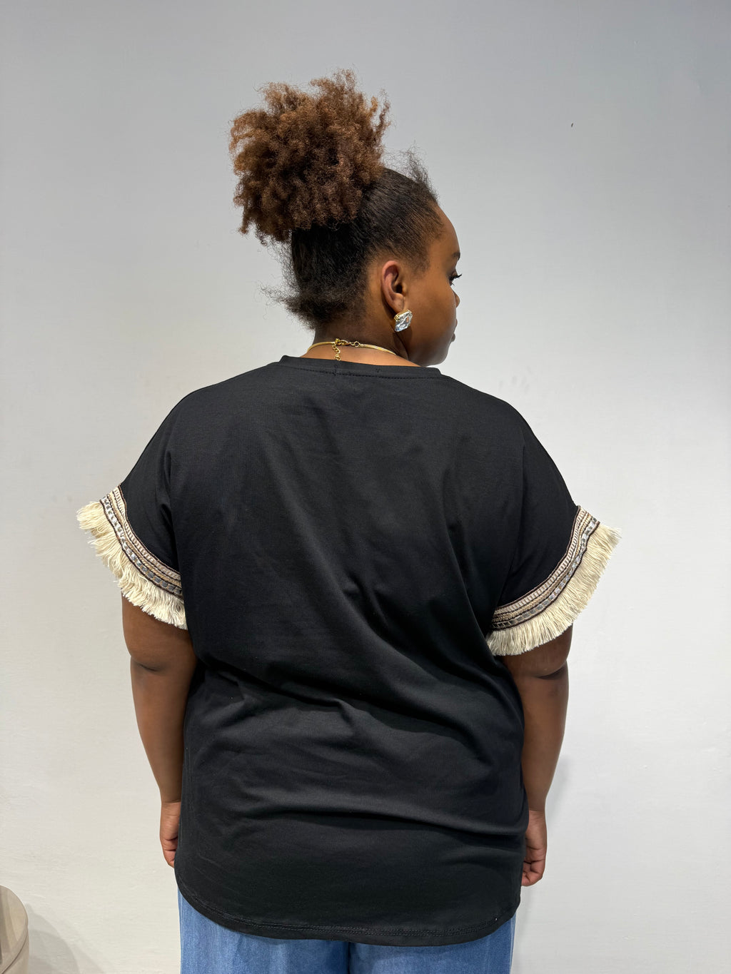 T-Shirt India Nera