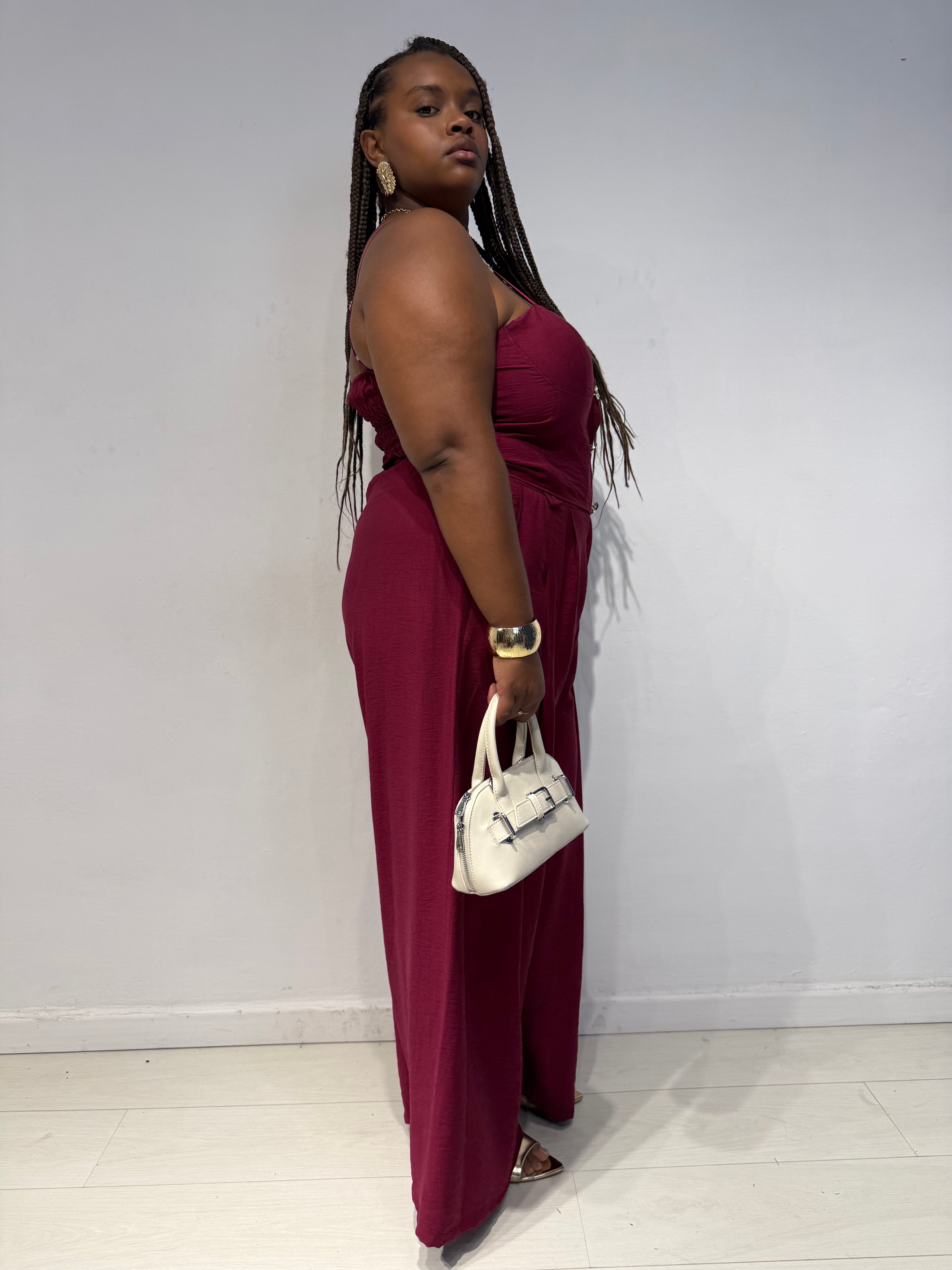 Coordinato Crystel Bordeaux