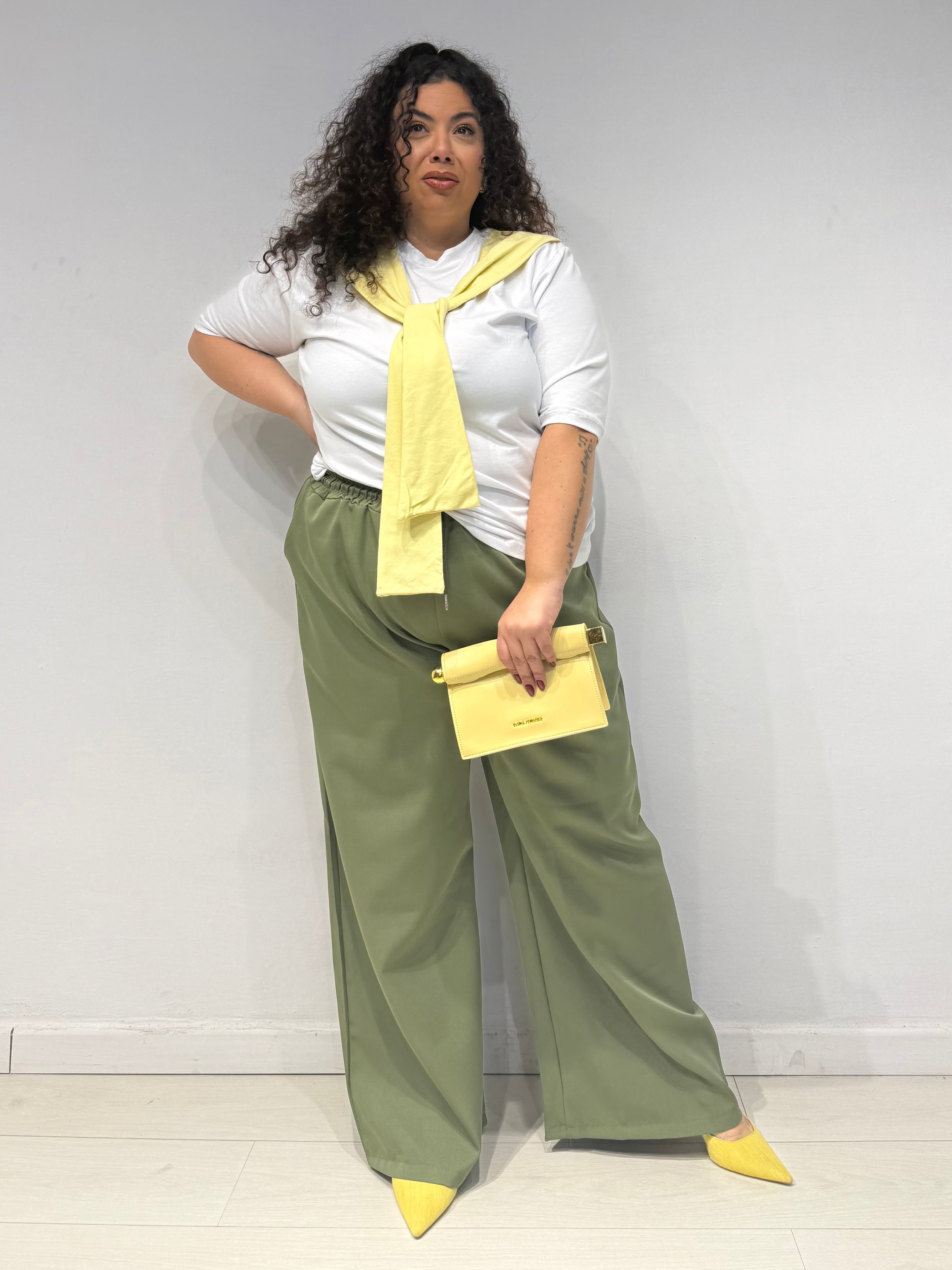 Pantaloni Comfy Verde
