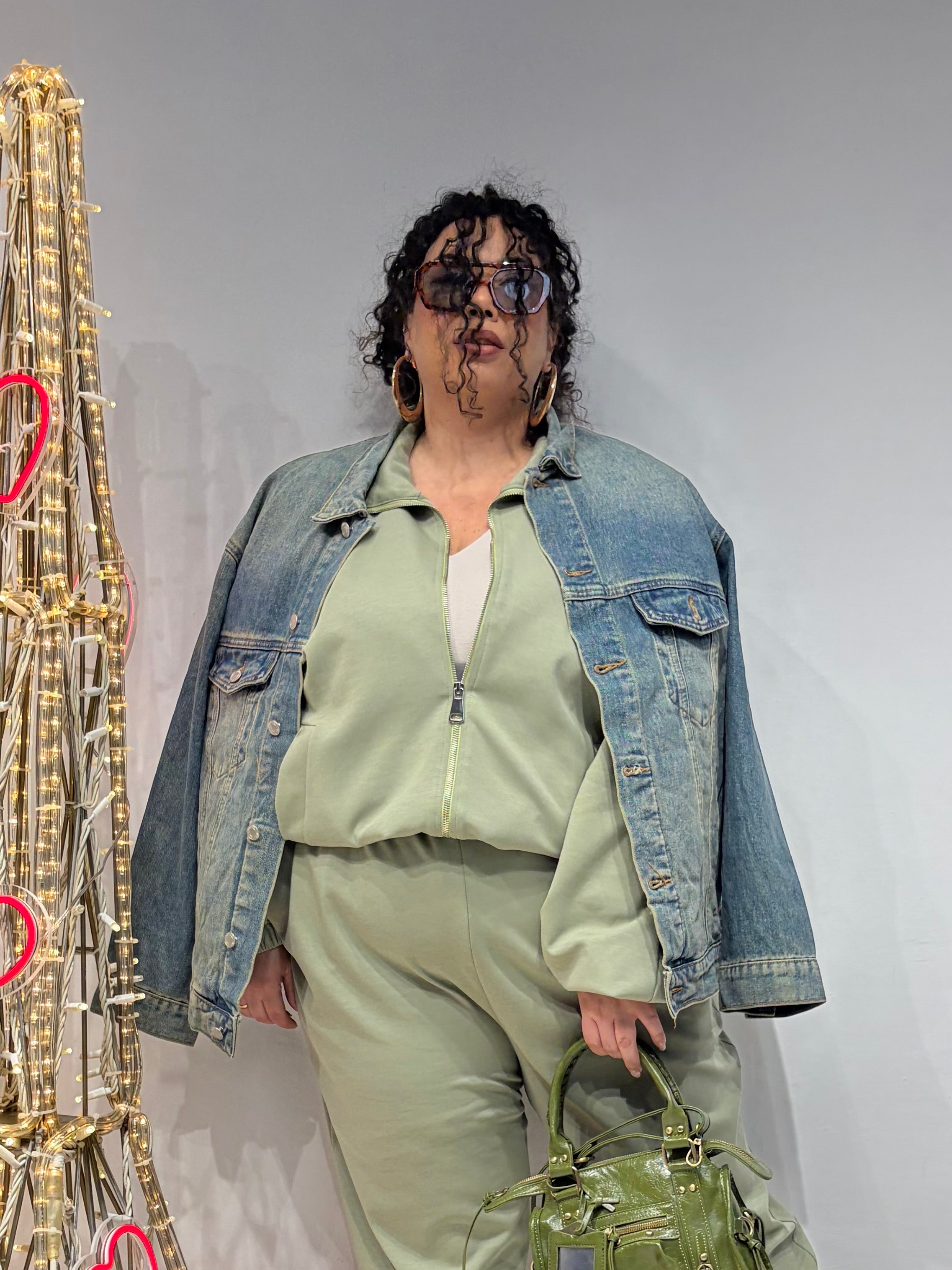 Giubbino Denim Sabbiato