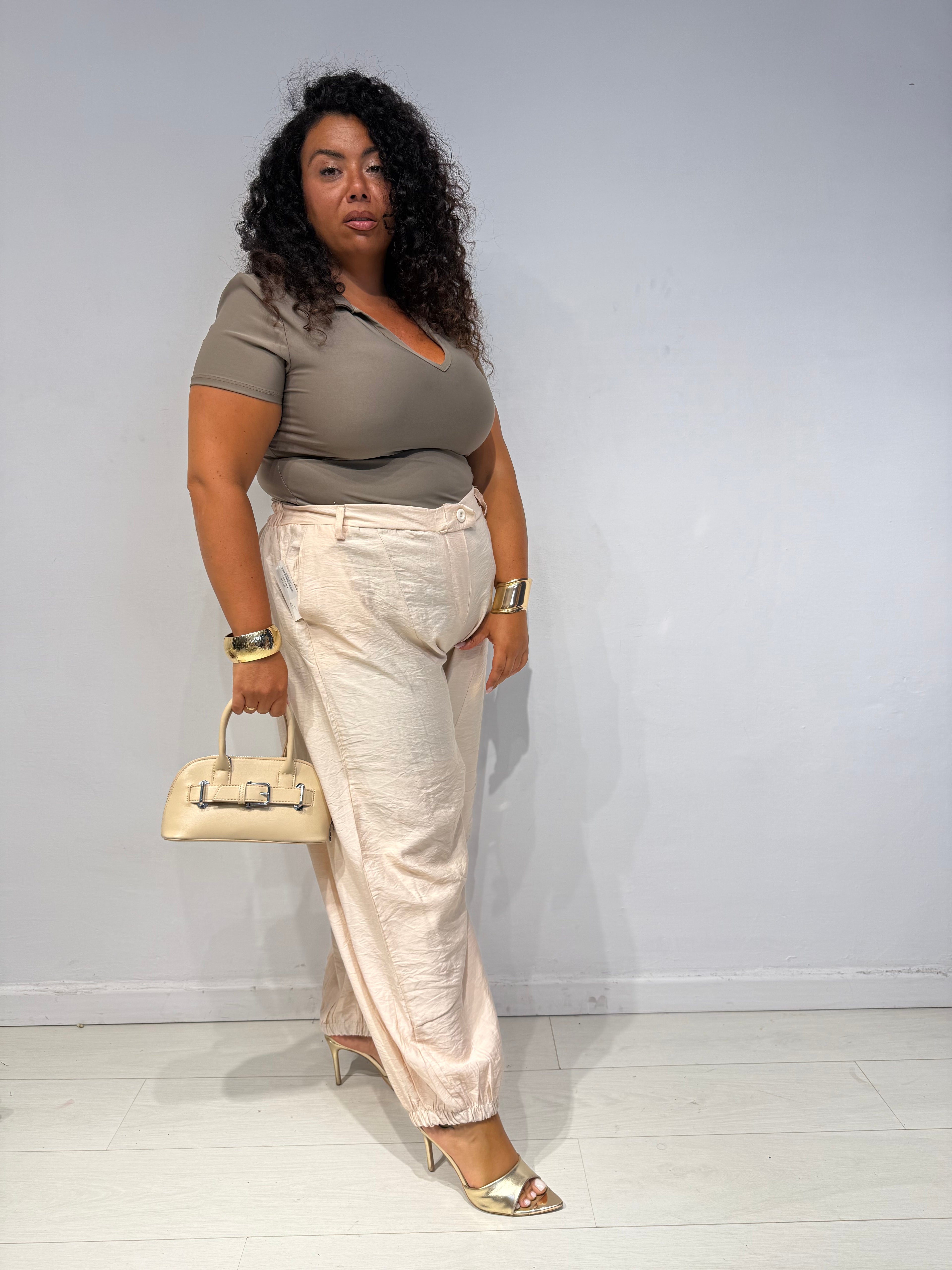 Pantaloni Jessica Beige